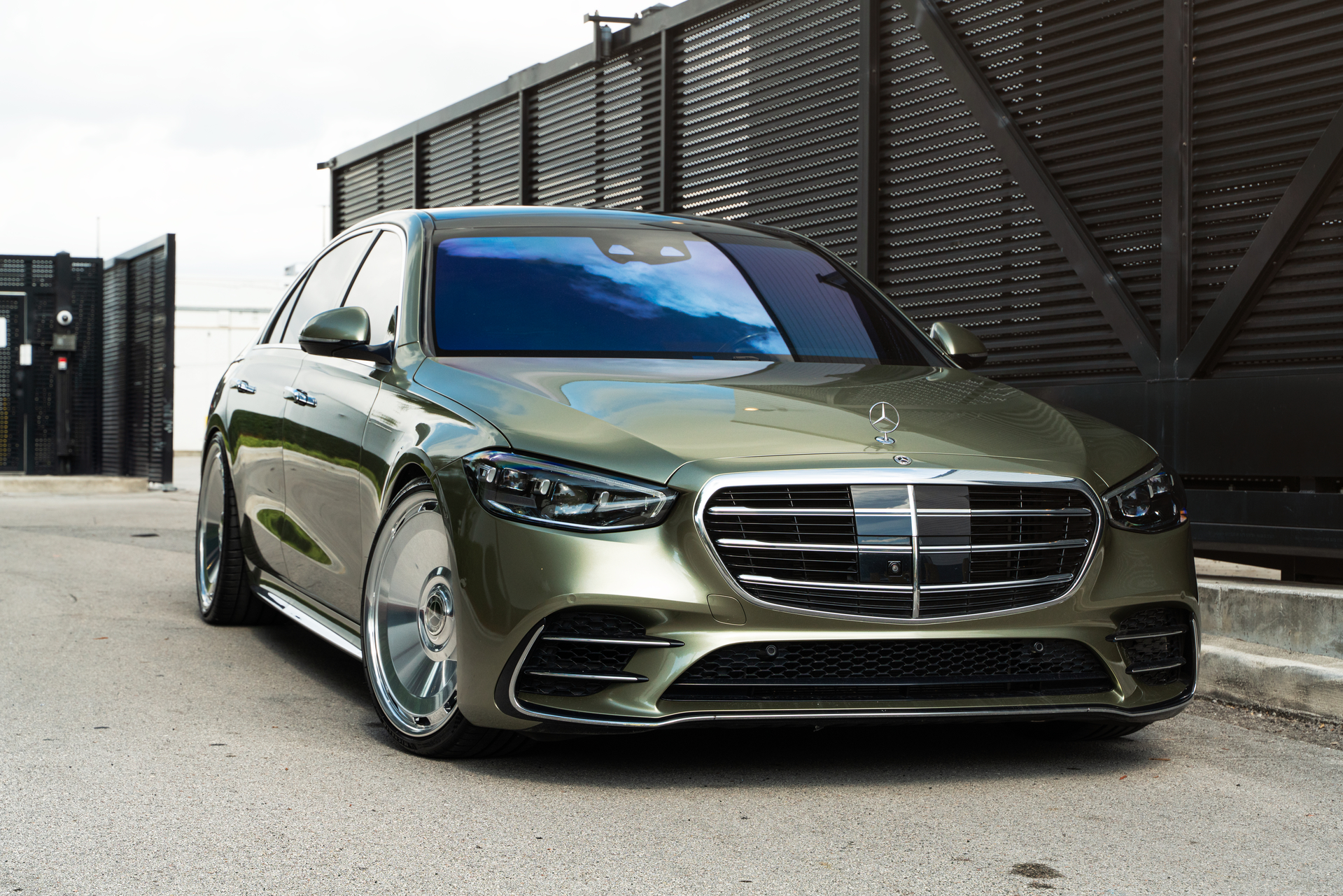 Mercedes S-Class on AG Wheels