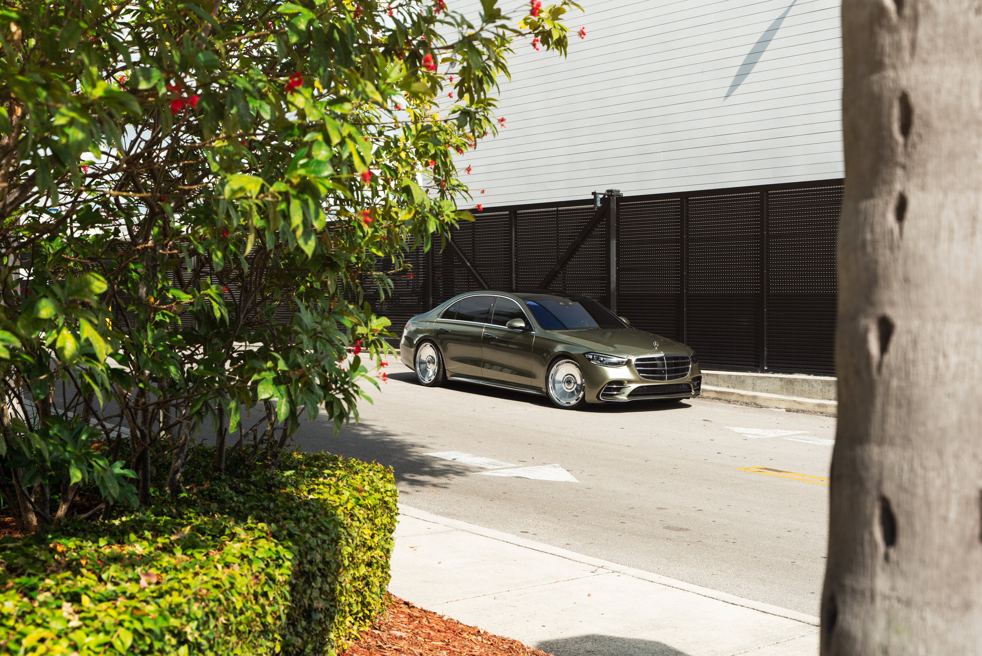 Mercedes S-Class on AG Wheels