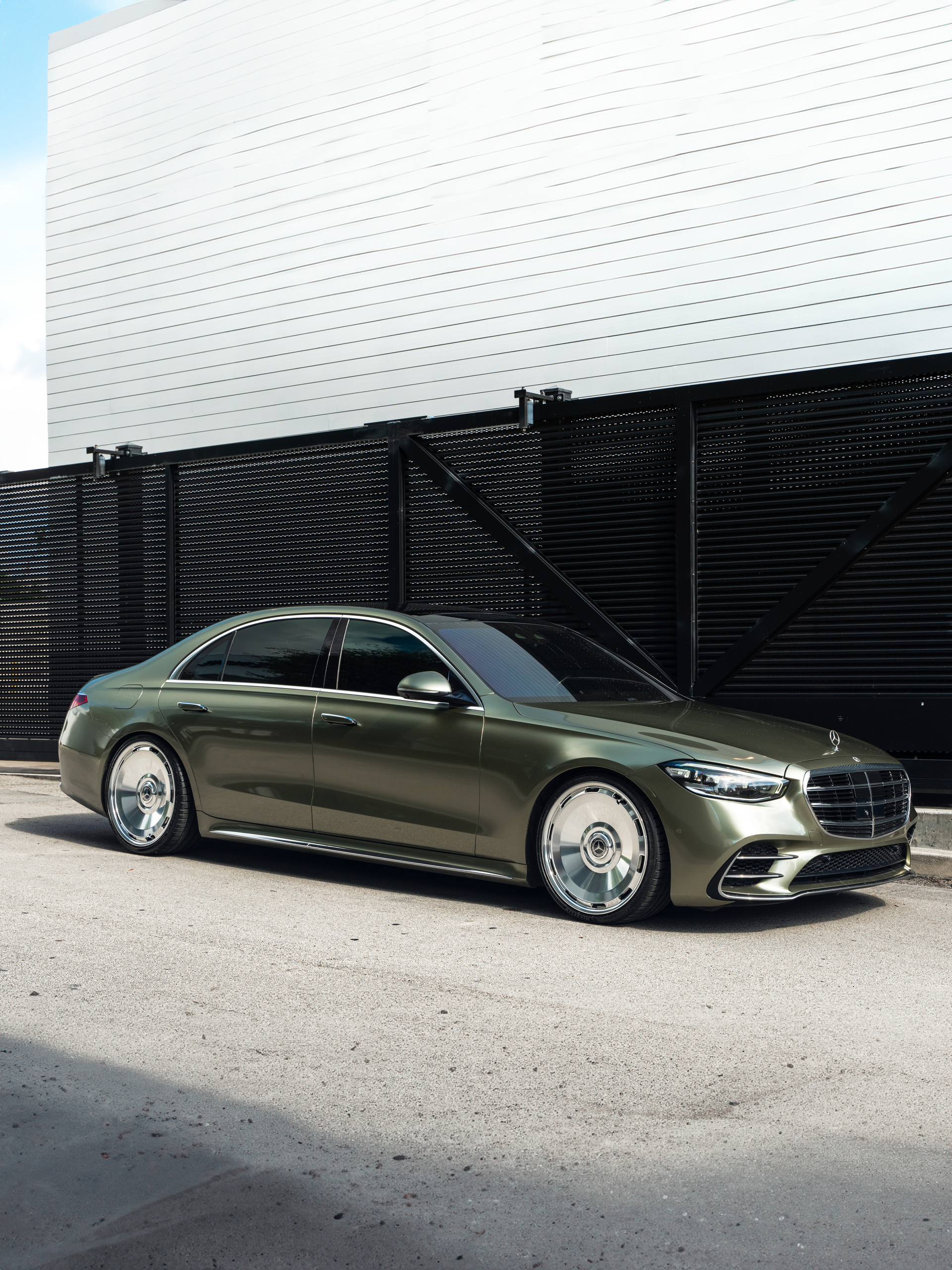 Mercedes S-Class on AG Wheels