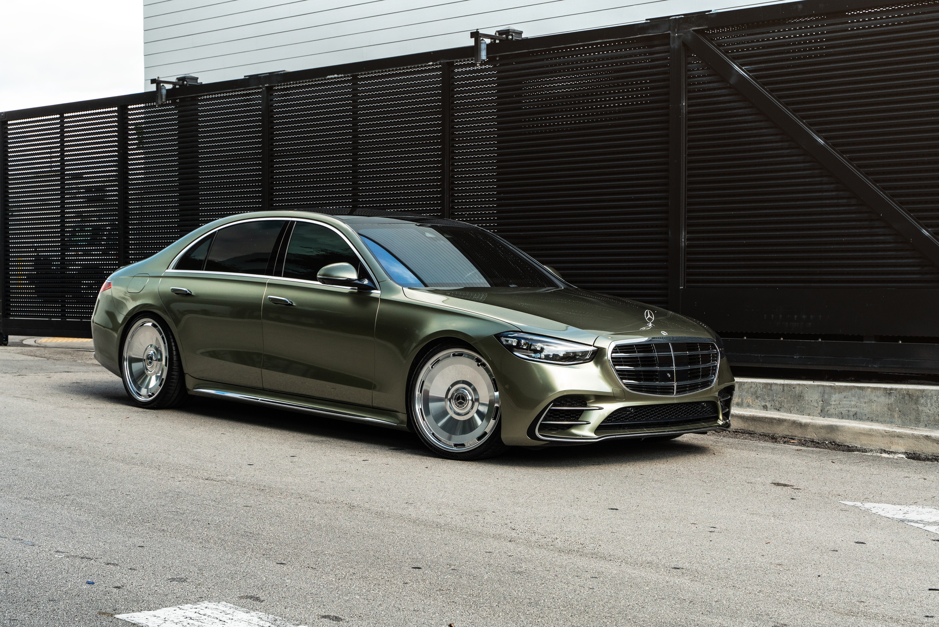 Mercedes S-Class on AG Wheels