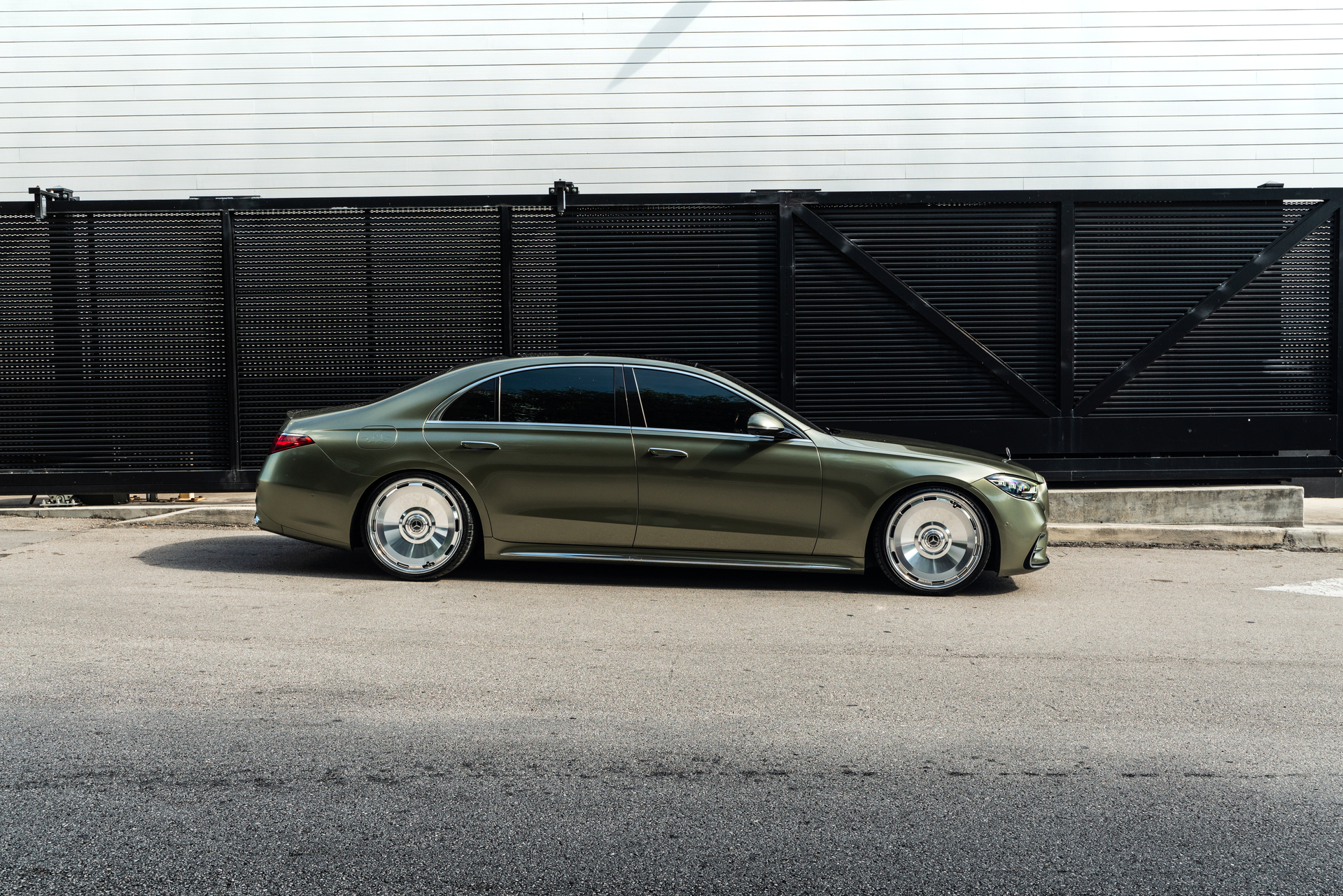 Mercedes S-Class on AG Wheels