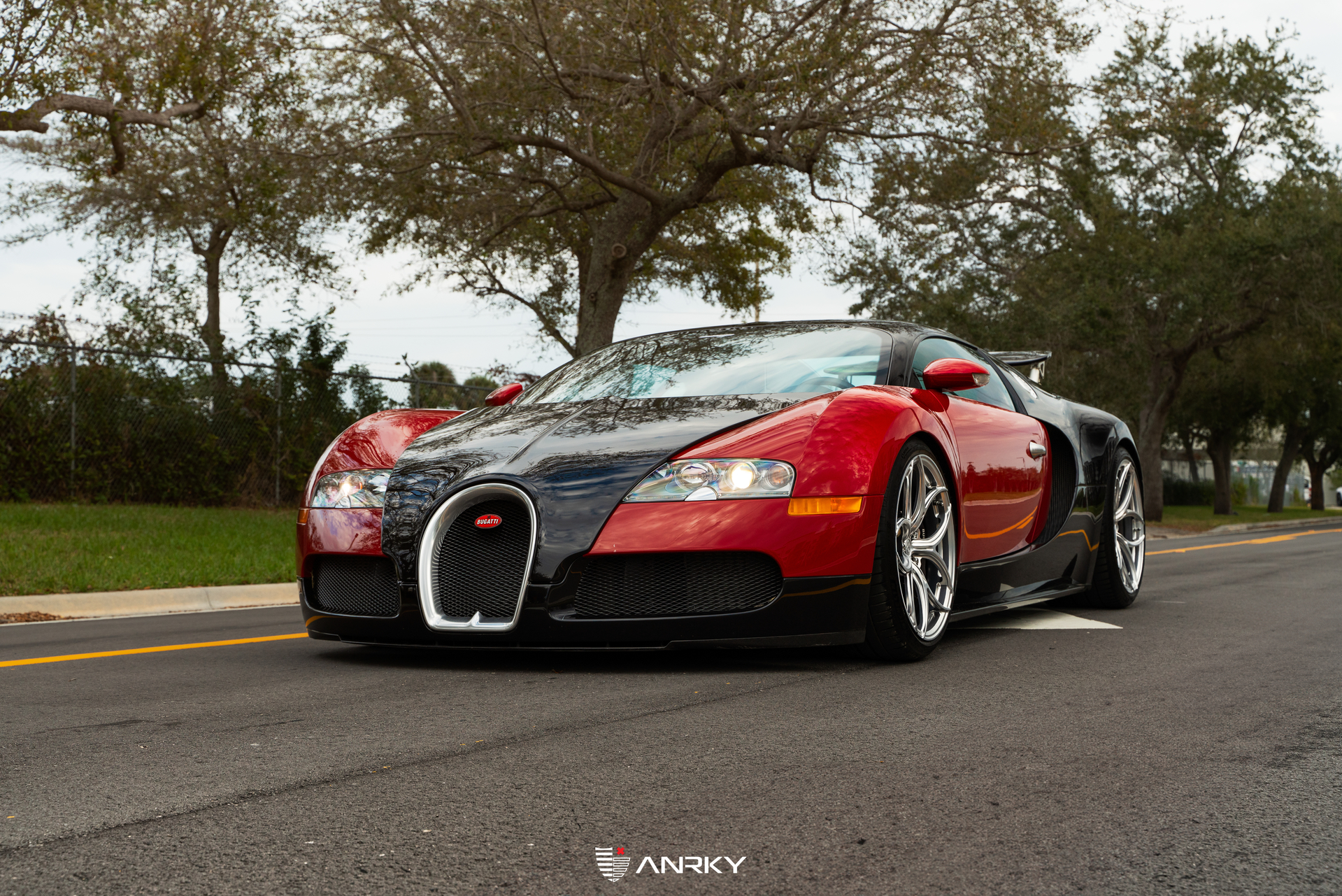 Bugatti Veyron | on ANRKY XR-105 | Frozen Polished Clear