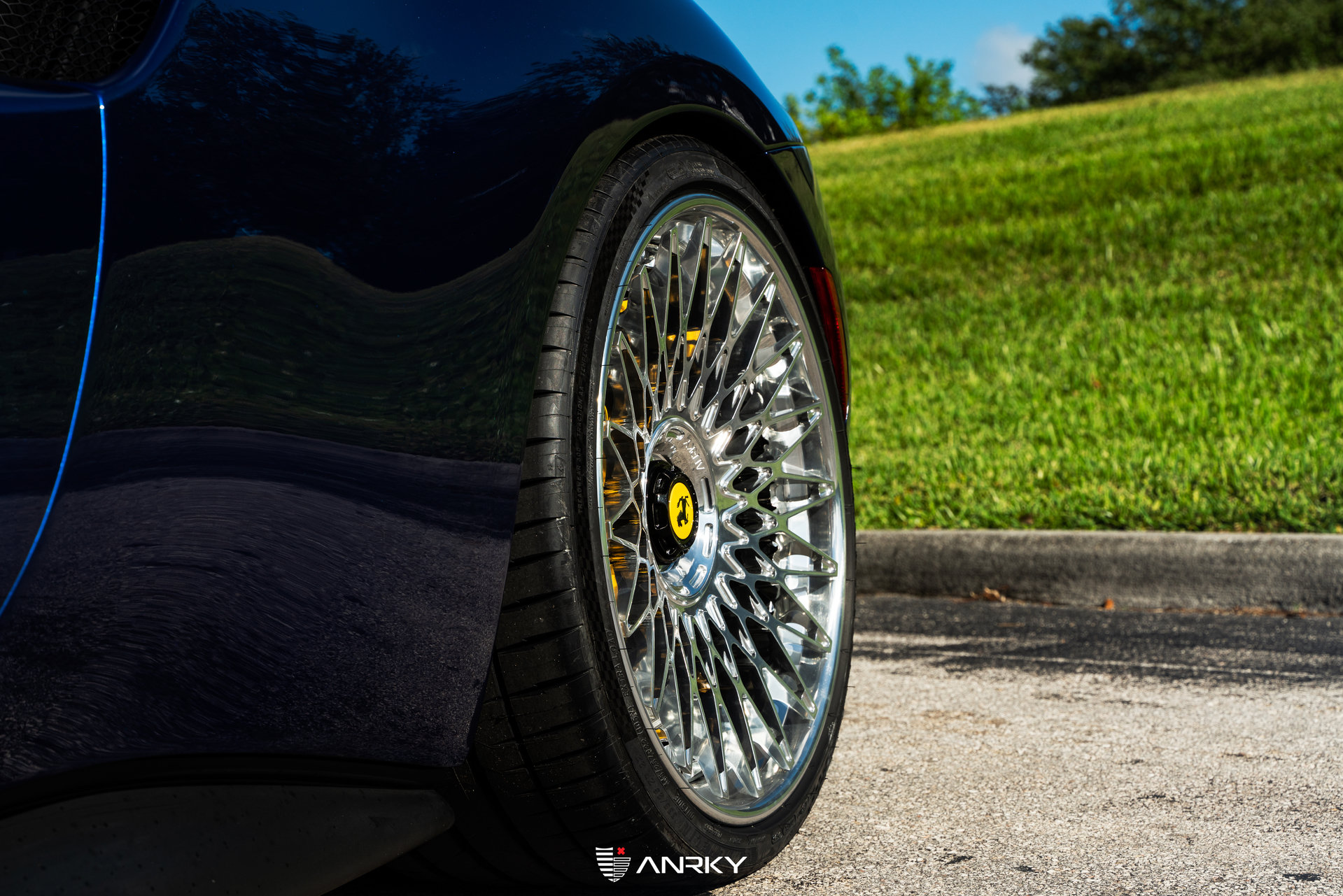 Ferrari 296 GTS | Blue Corsa | on ANRKY RS7.3 | Polished Clear