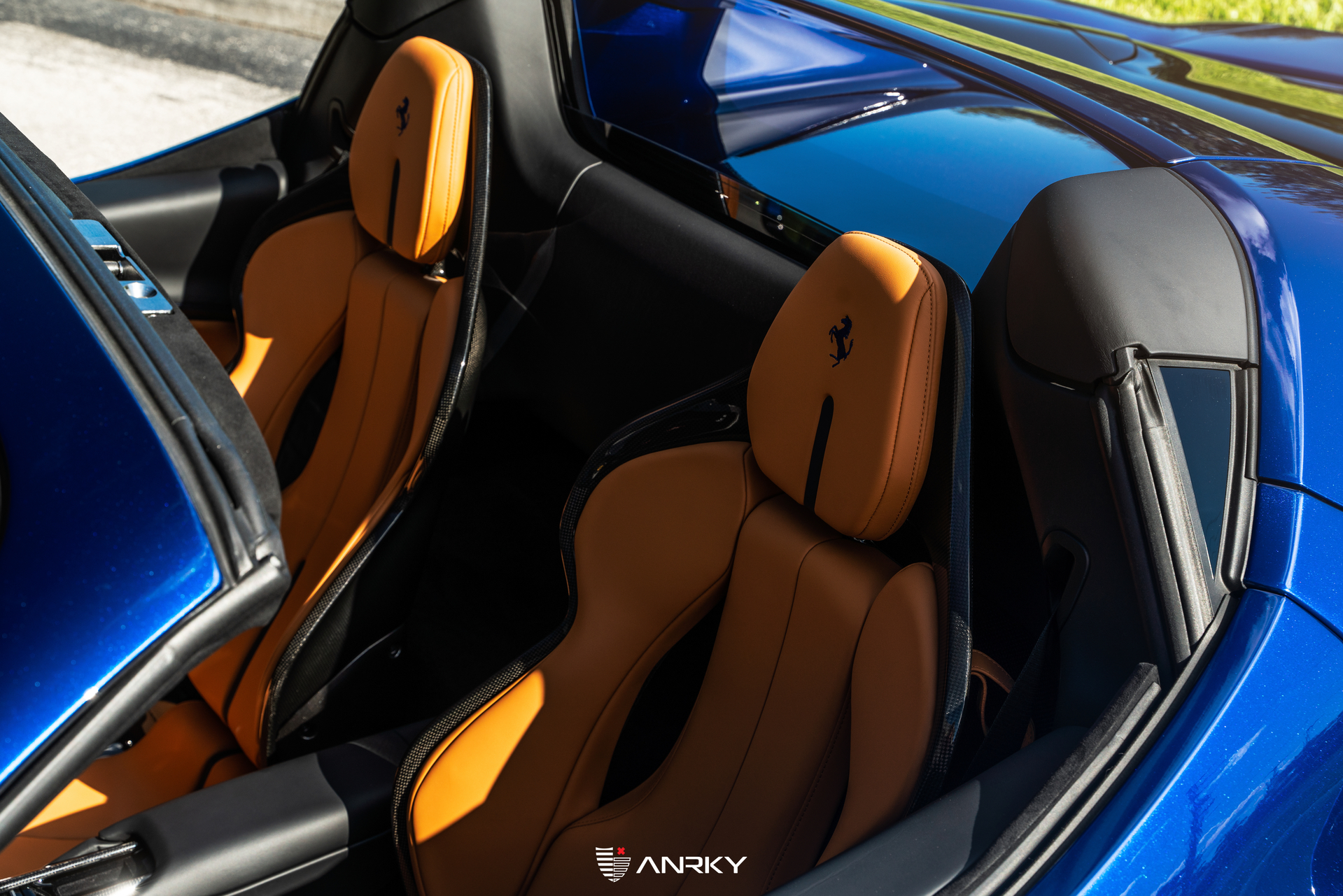 Ferrari 296 GTS | Blue Corsa | on ANRKY RS7.3 | Polished Clear