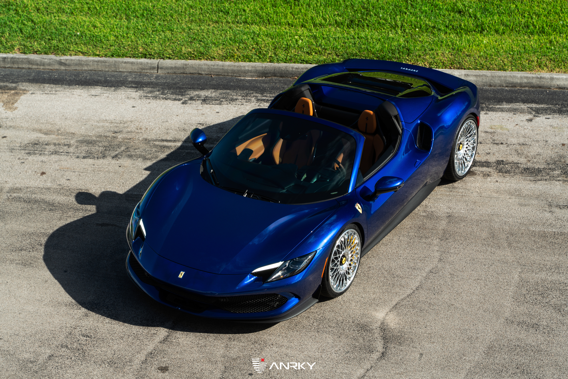 Ferrari 296 GTS | Blue Corsa | on ANRKY RS7.3 | Polished Clear
