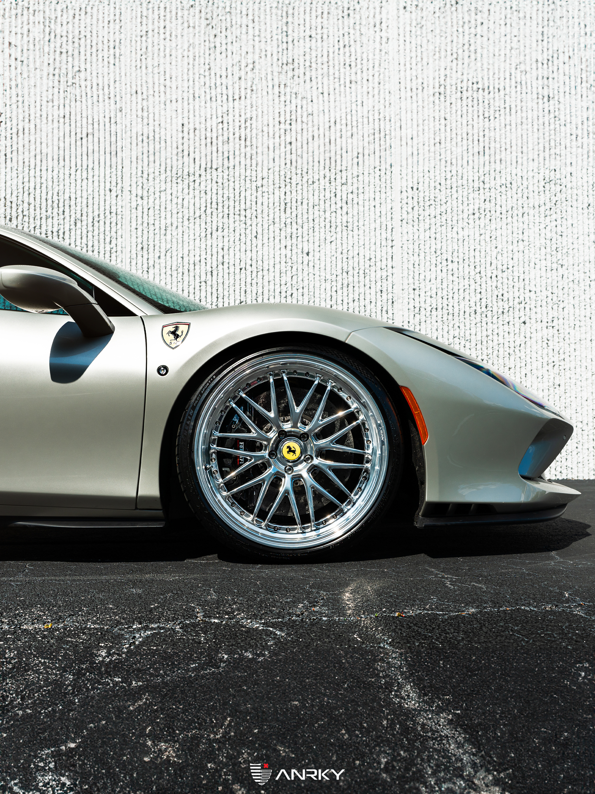Ferrari F8 | | on ANRKY JDX-220 | Two Tone: Brushed Face + Mirror Polished Windows