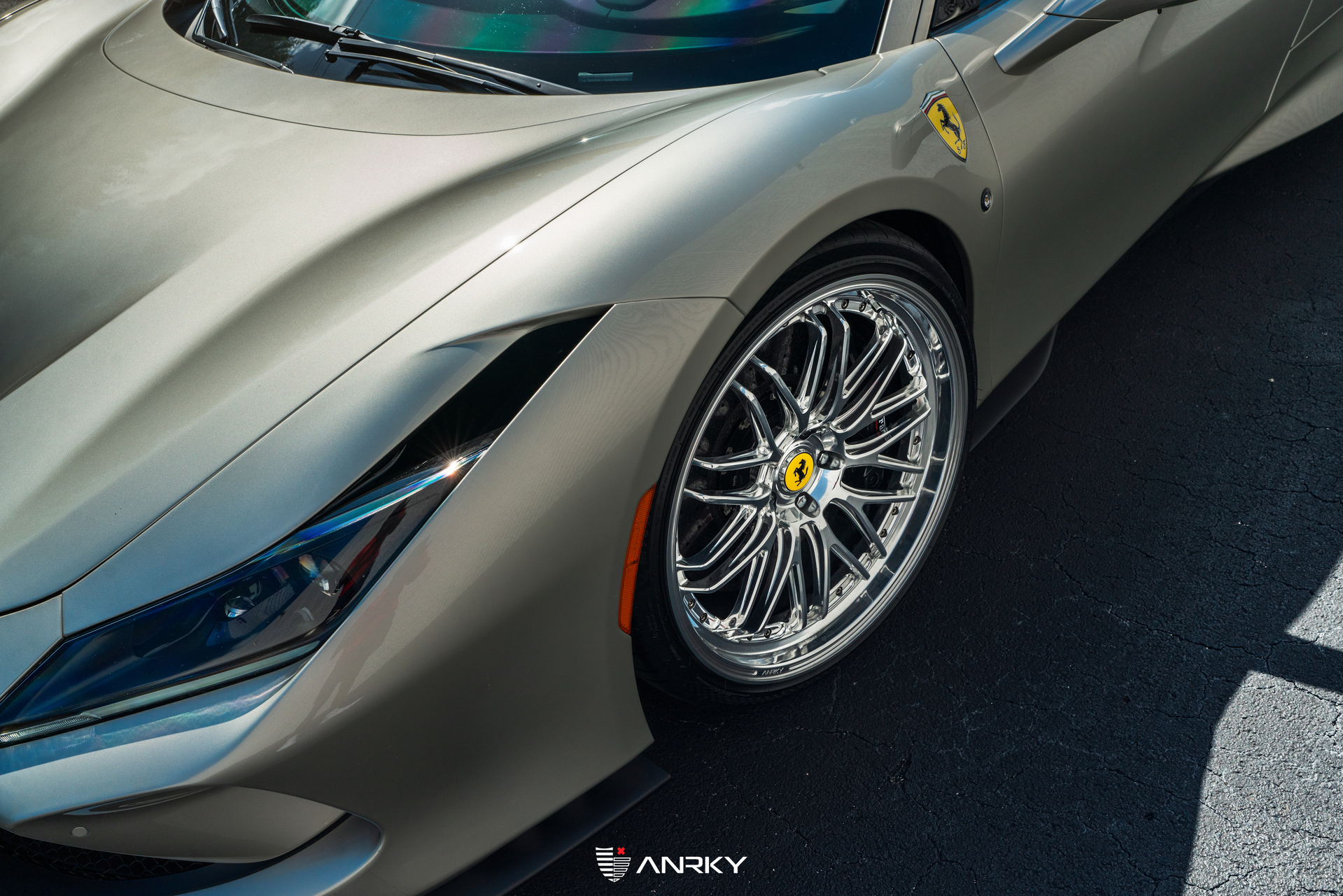 Ferrari F8 | | on ANRKY JDX-220 | Two Tone: Brushed Face + Mirror Polished Windows