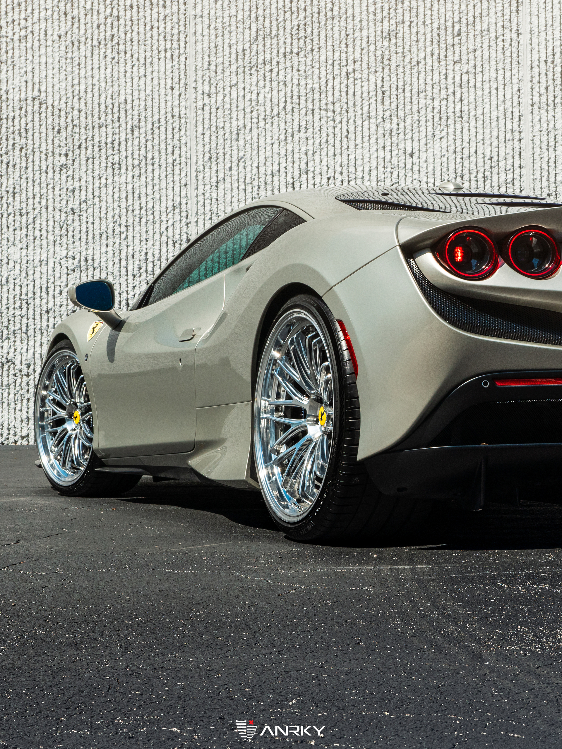 Ferrari F8 | | on ANRKY JDX-220 | Two Tone: Brushed Face + Mirror Polished Windows