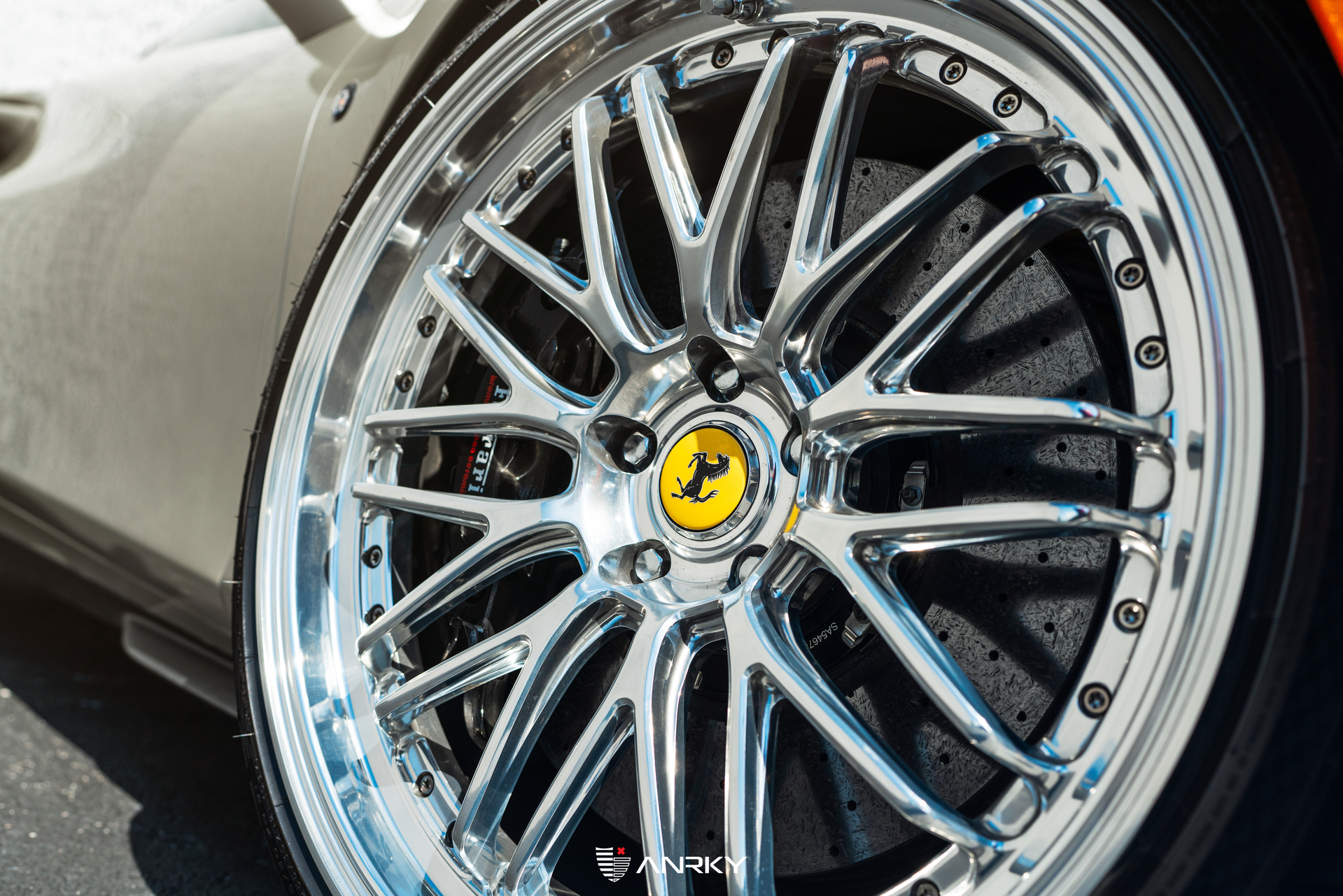 Ferrari F8 | | on ANRKY JDX-220 | Two Tone: Brushed Face + Mirror Polished Windows