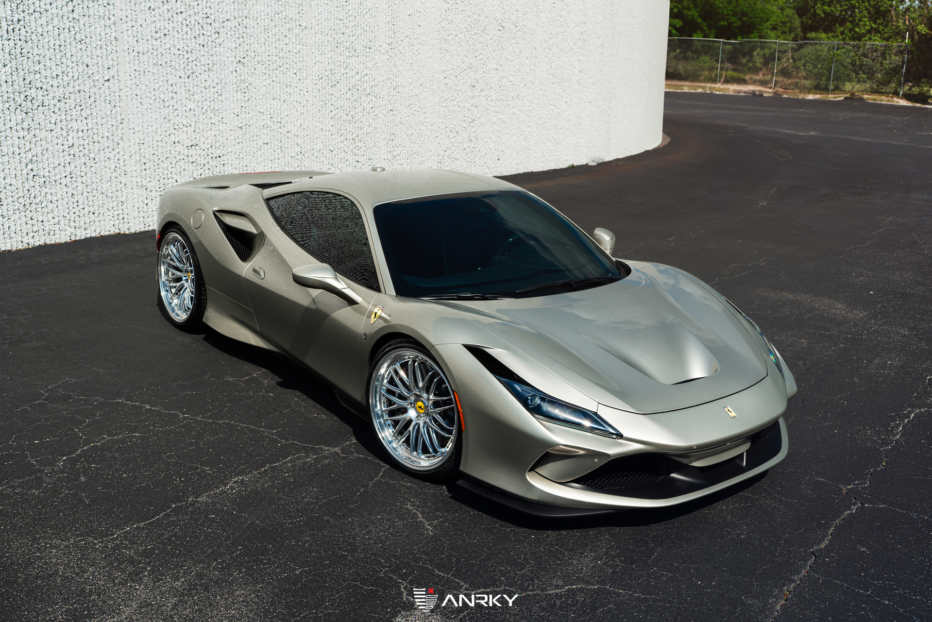 Ferrari F8 | | on ANRKY JDX-220 | Two Tone: Brushed Face + Mirror Polished Windows