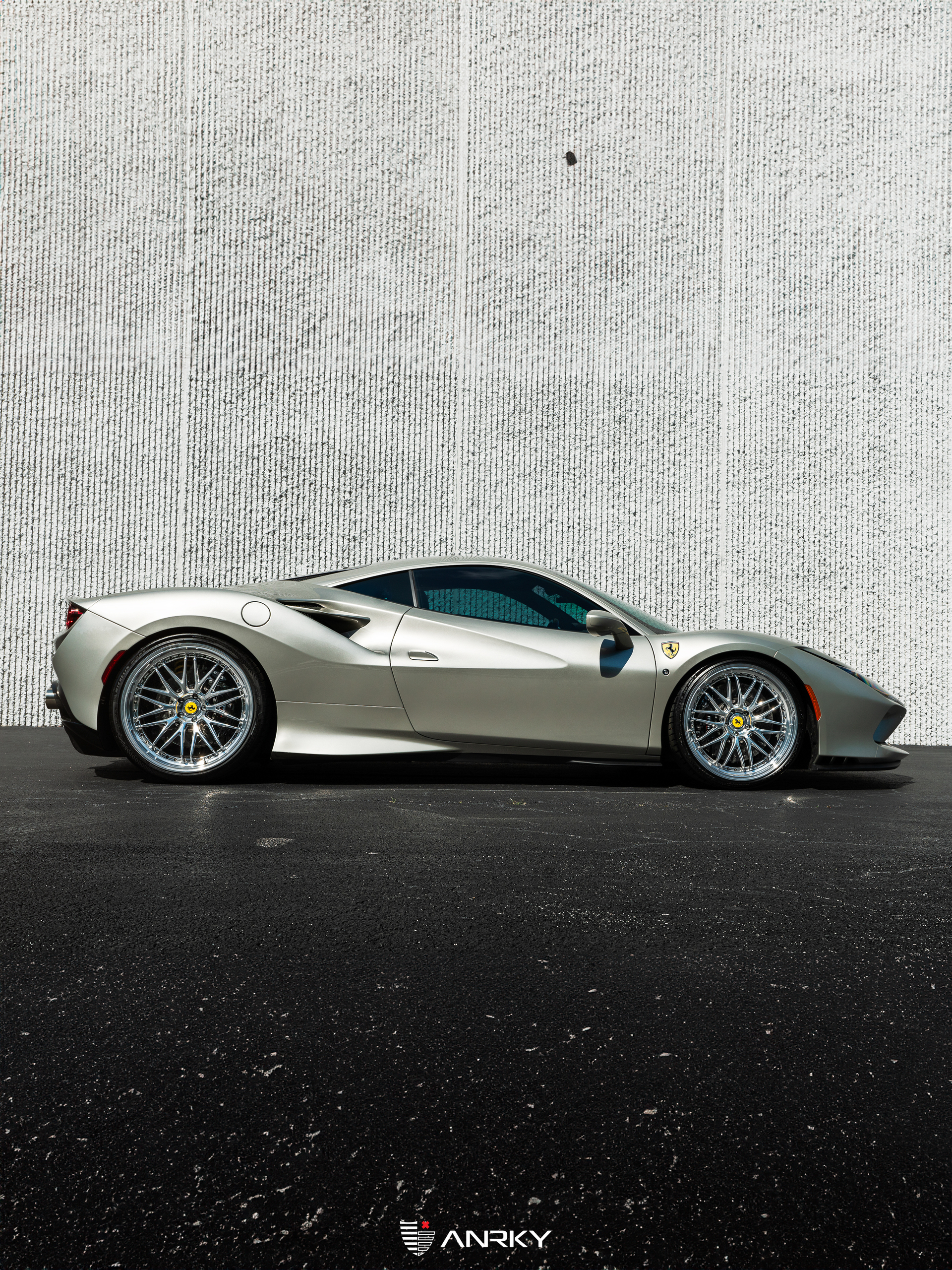Ferrari F8 | | on ANRKY JDX-220 | Two Tone: Brushed Face + Mirror Polished Windows