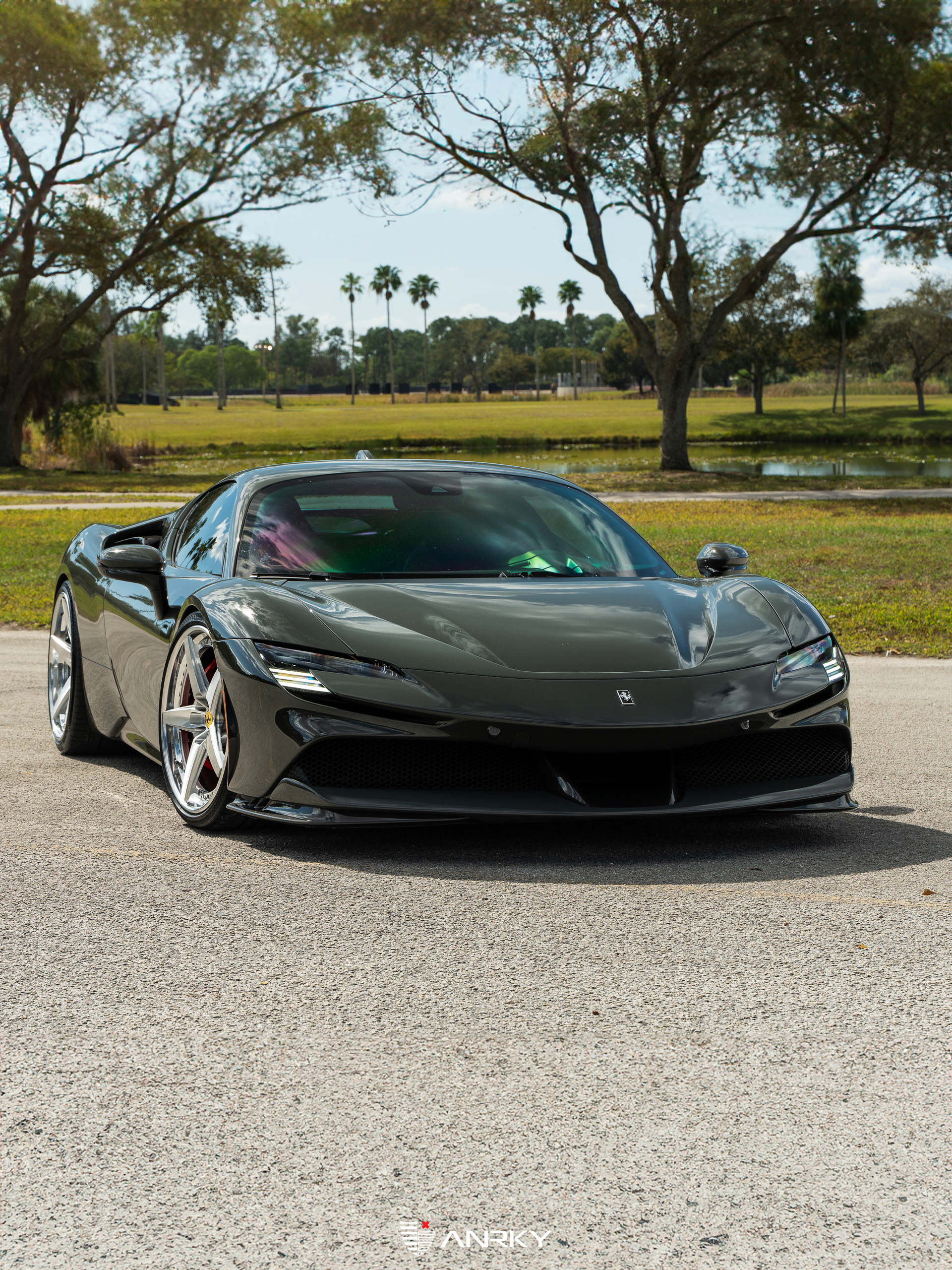 Ferrari SF90 Stradale | Grigio Medio | ANRKY RS5.3 | Brushed Clear