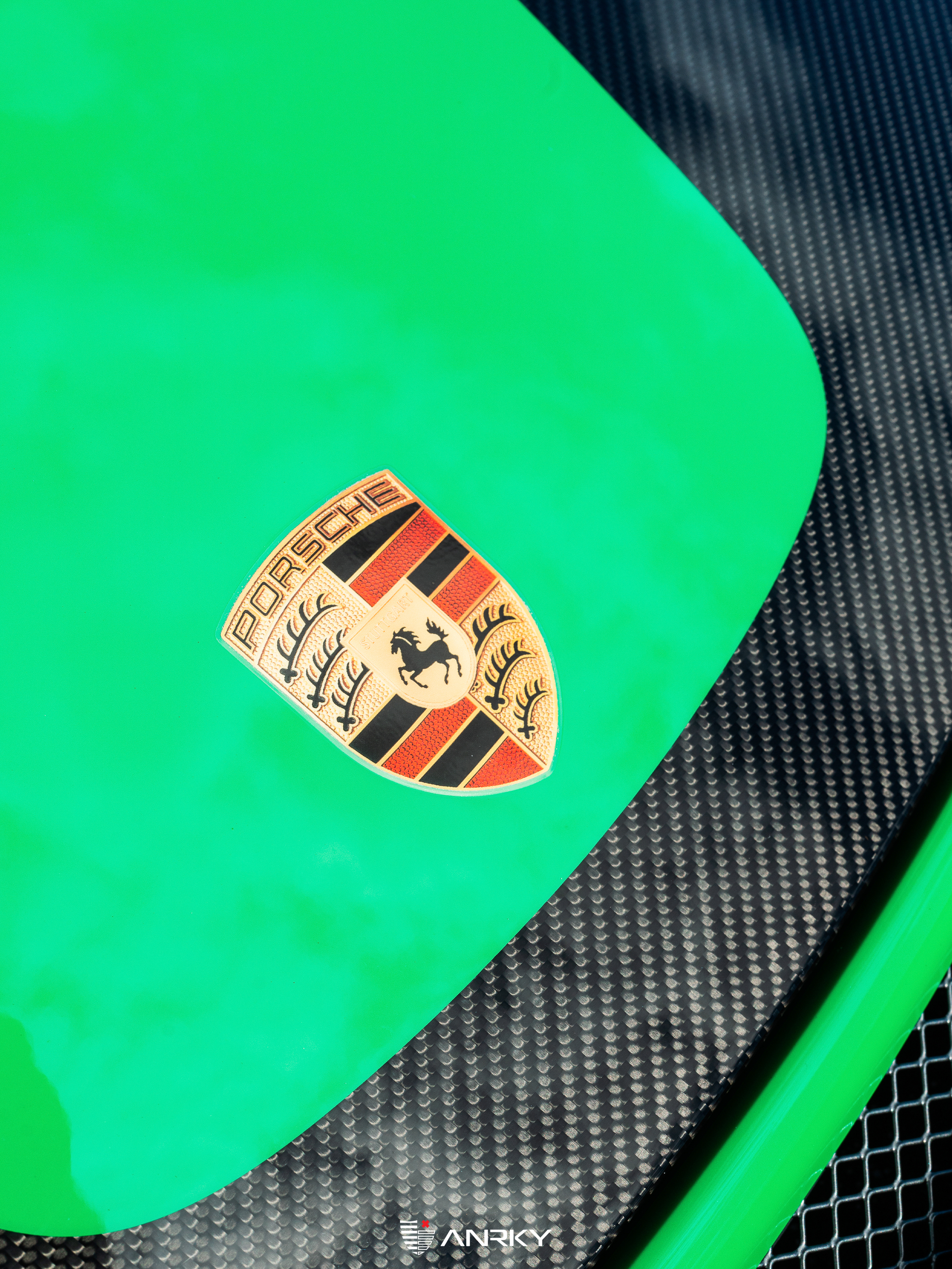 Porsche 991 GT2RS | Lizard Green | on ANRKY RS7.3 + AEROSport | Brushed Smoke
