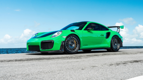 Porsche 991 GT2RS | Lizard Green | on ANRKY RS7.3 + AEROSport | Brushed Smoke