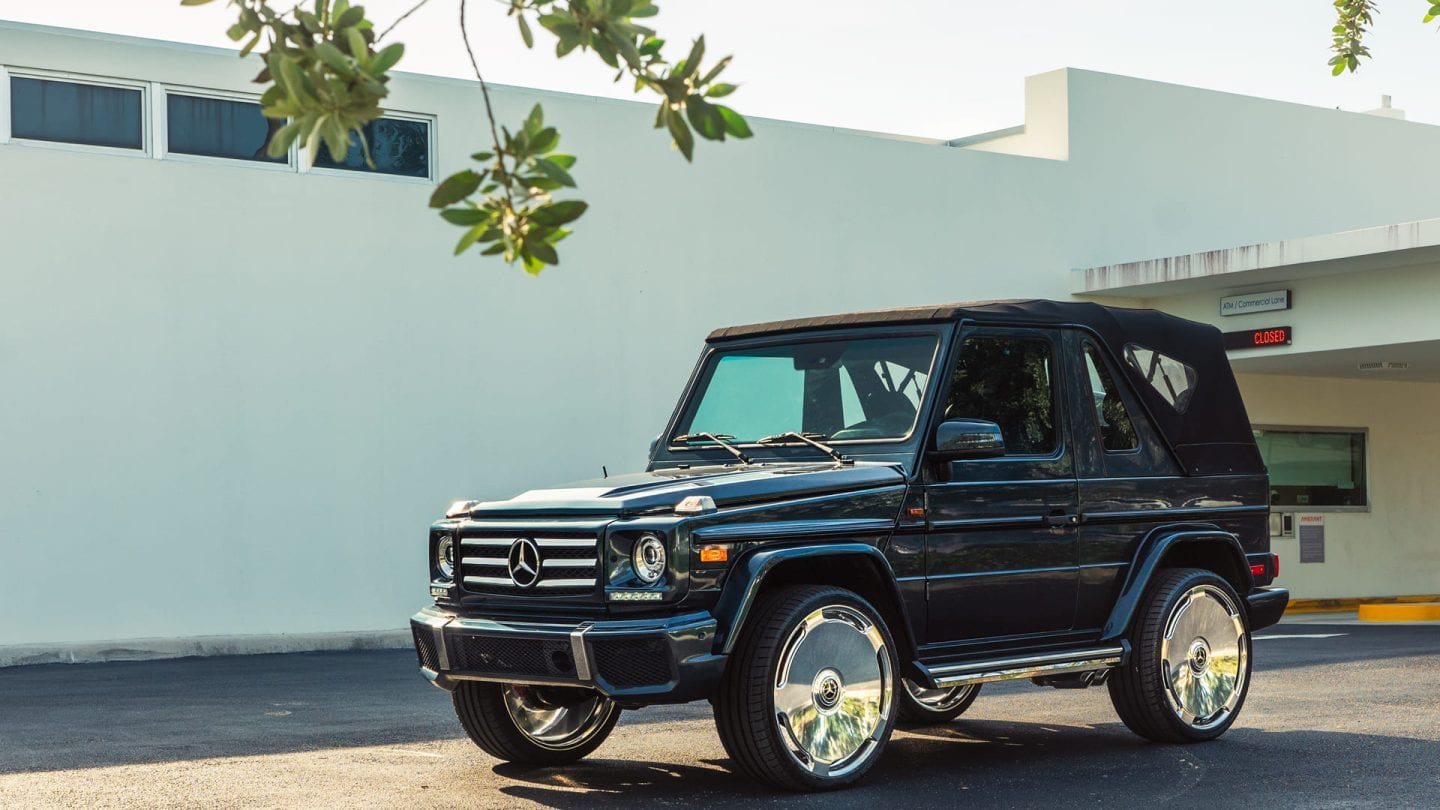 Mercedes G-wagon Cabriolet on AG Wheels