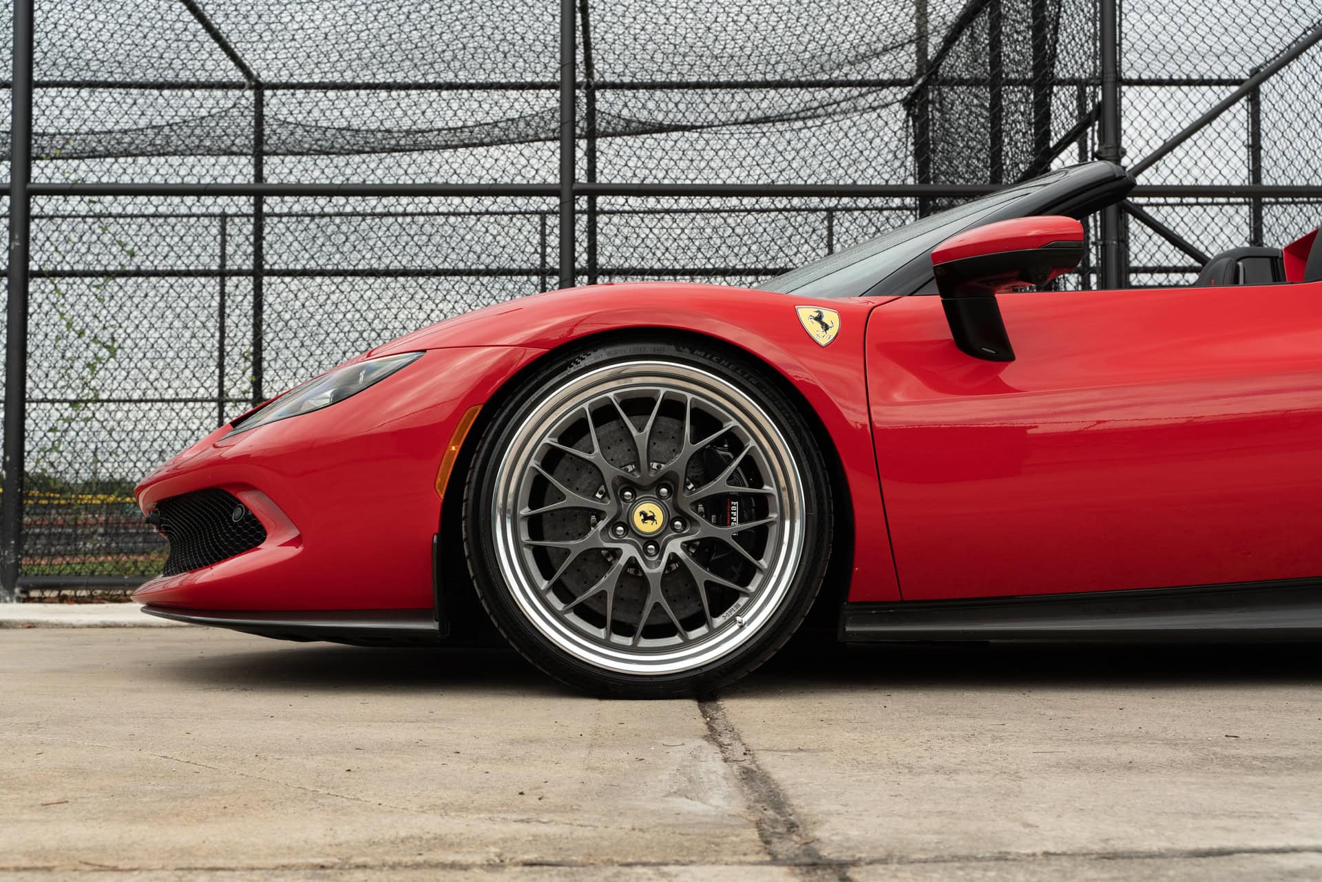 Ferrari 296 GTS | Rosso Corsa | on HRE 520 FMR Classic | Gloss Charcoal