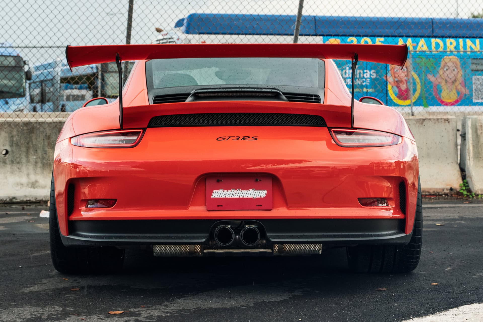 Photo 21 of Porsche 991 GT3 RS | Lava Orange | on 1886 S014 | Brushed Clear