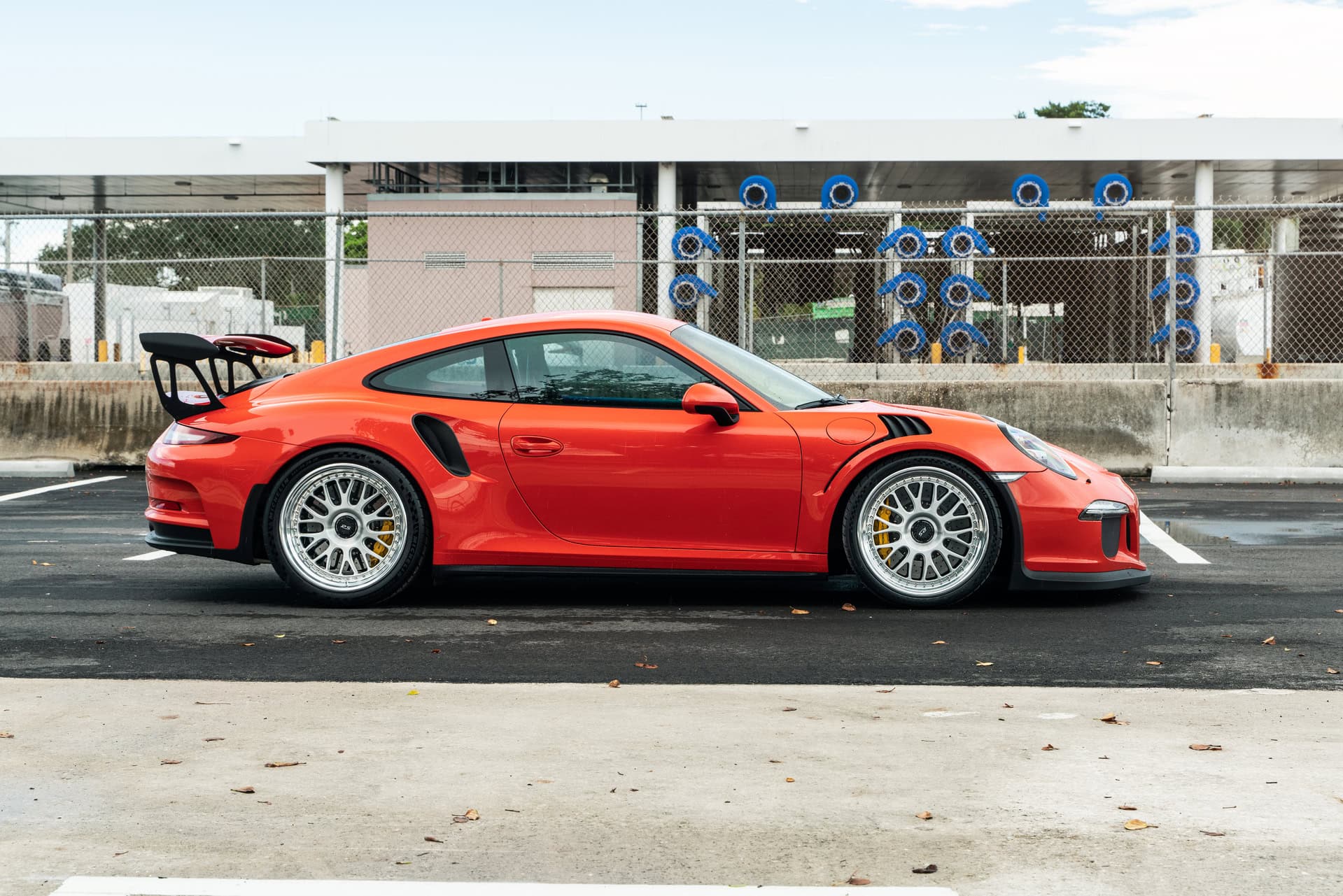 Photo 27 of Porsche 991 GT3 RS | Lava Orange | on 1886 S014 | Brushed Clear