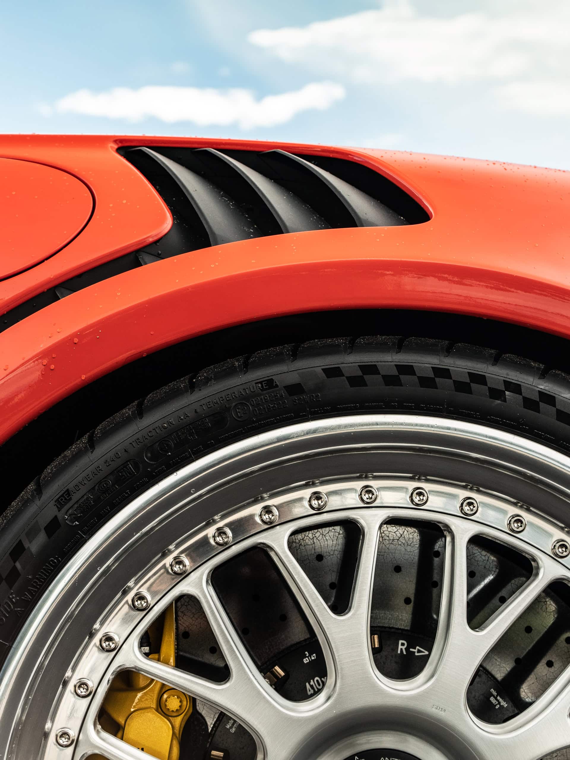Photo 30 of Porsche 991 GT3 RS | Lava Orange | on 1886 S014 | Brushed Clear