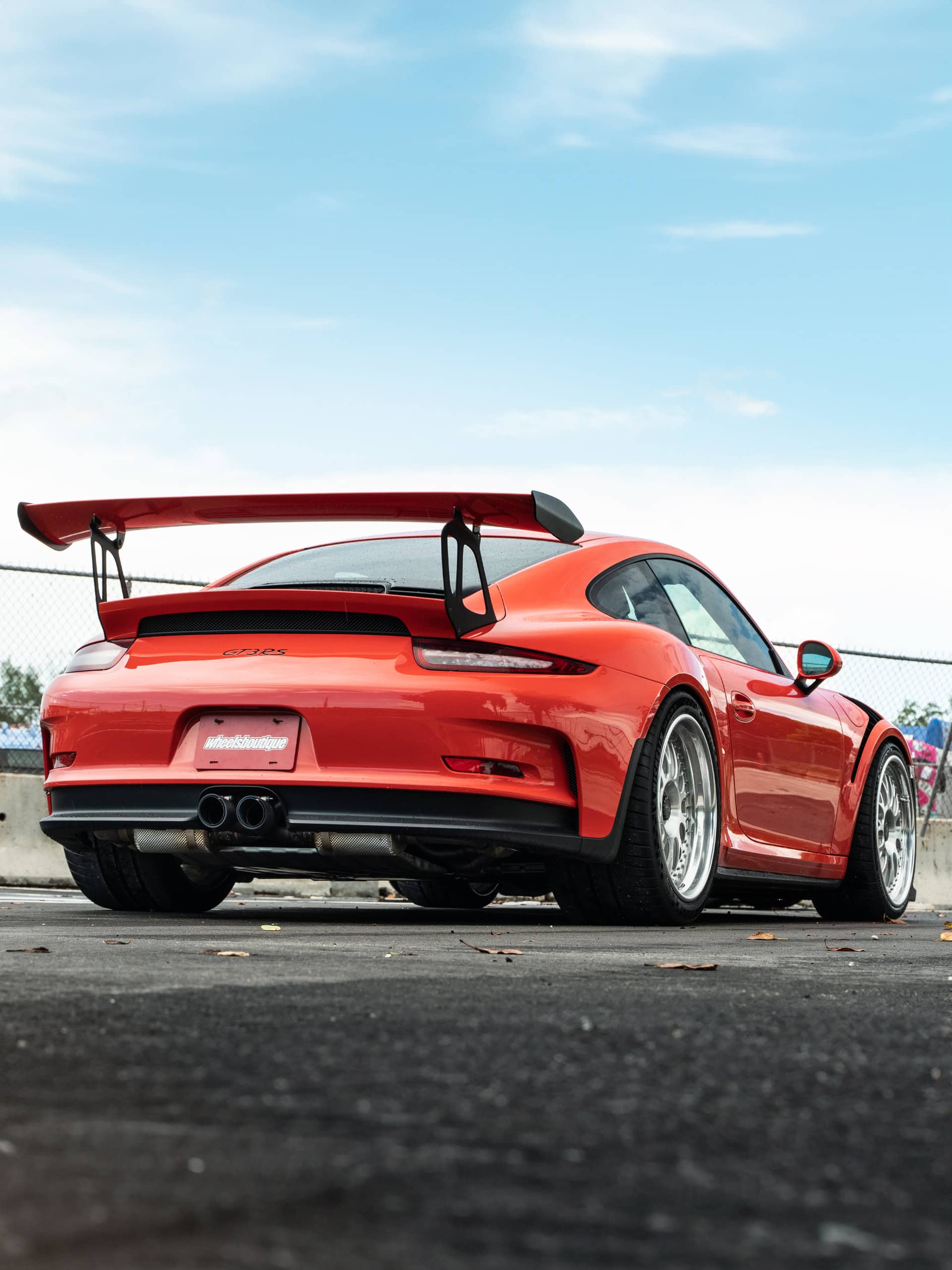 Photo 35 of Porsche 991 GT3 RS | Lava Orange | on 1886 S014 | Brushed Clear
