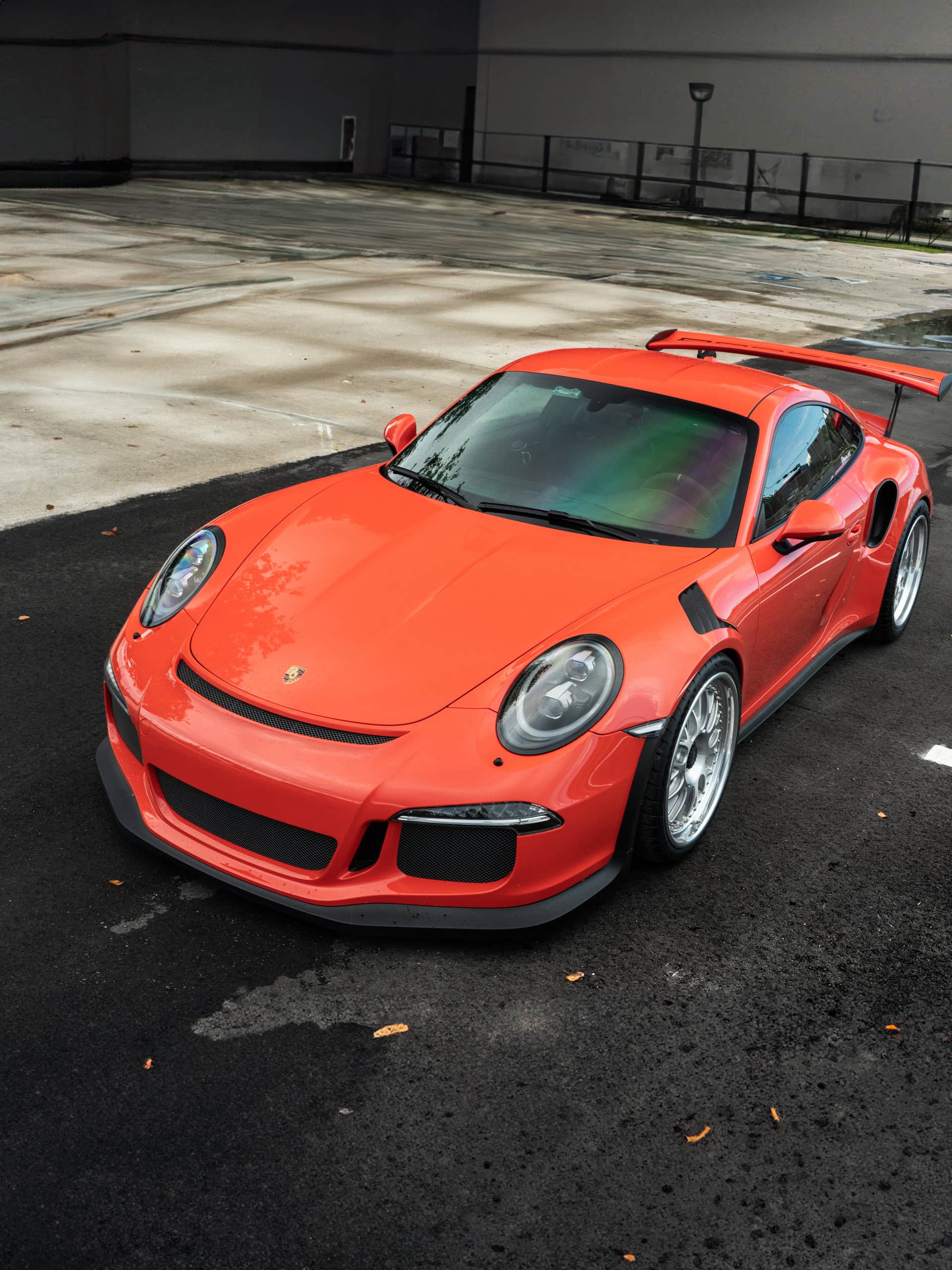 Photo 39 of Porsche 991 GT3 RS | Lava Orange | on 1886 S014 | Brushed Clear