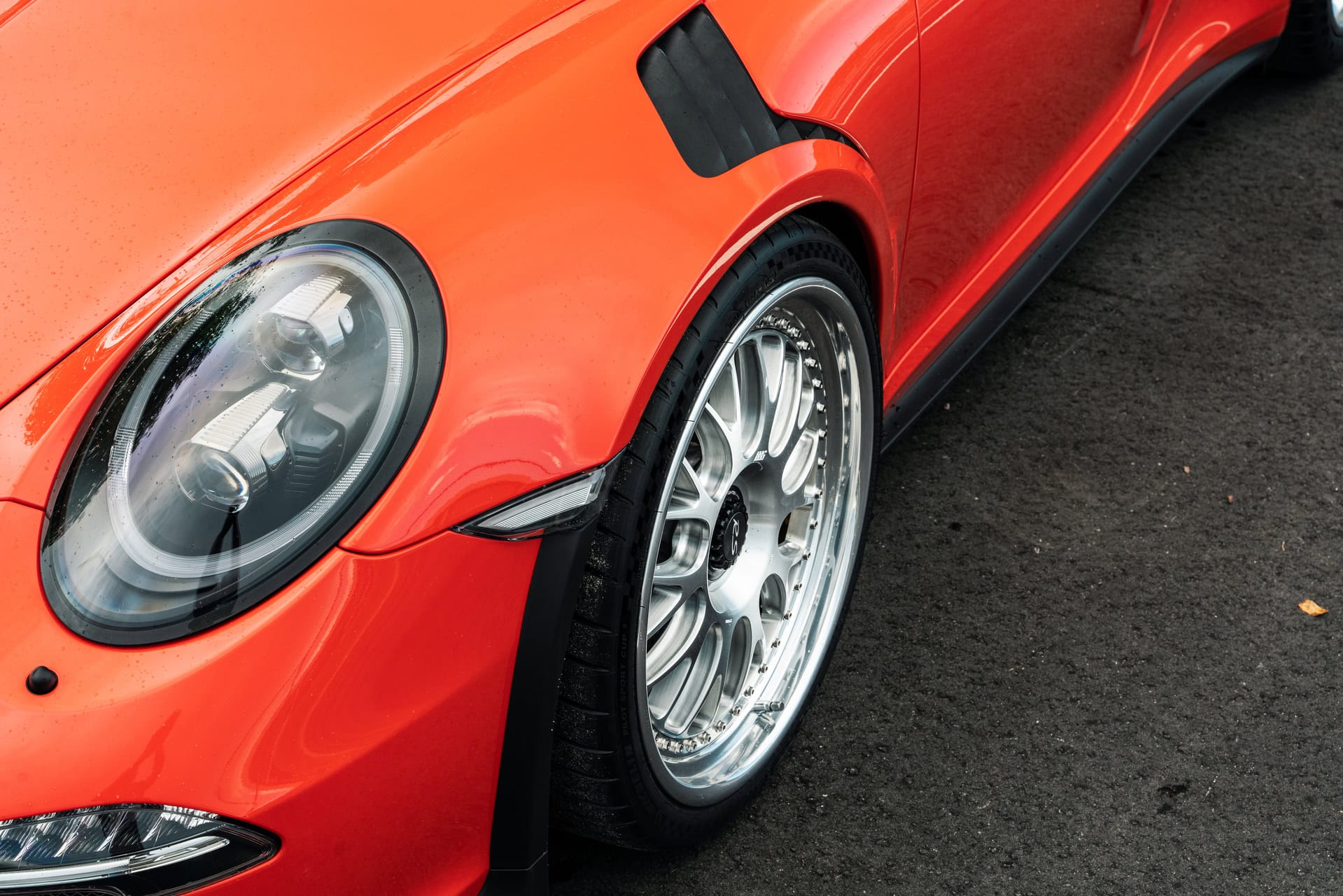 Photo 40 of Porsche 991 GT3 RS | Lava Orange | on 1886 S014 | Brushed Clear