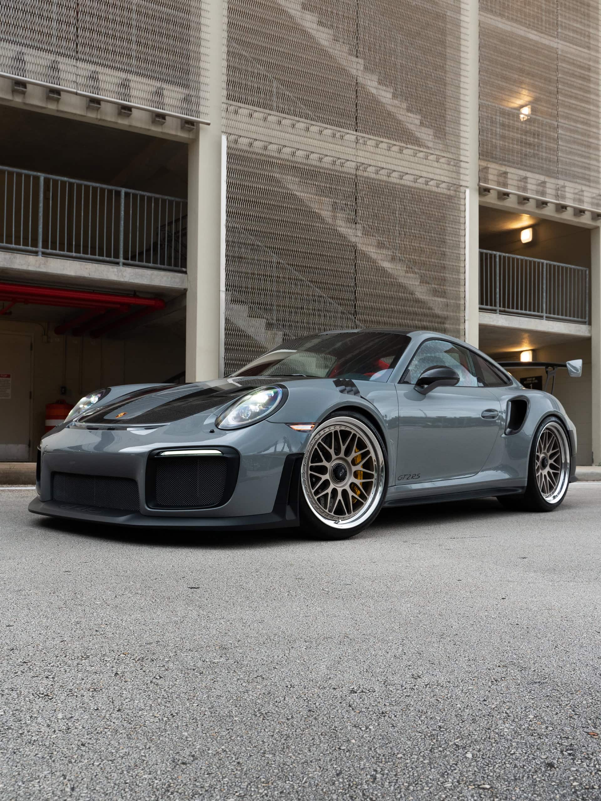 Porsche 991.2 GT2 RS | Nardo Gray | on HRE Classic 300 FMR | Satin White Gold