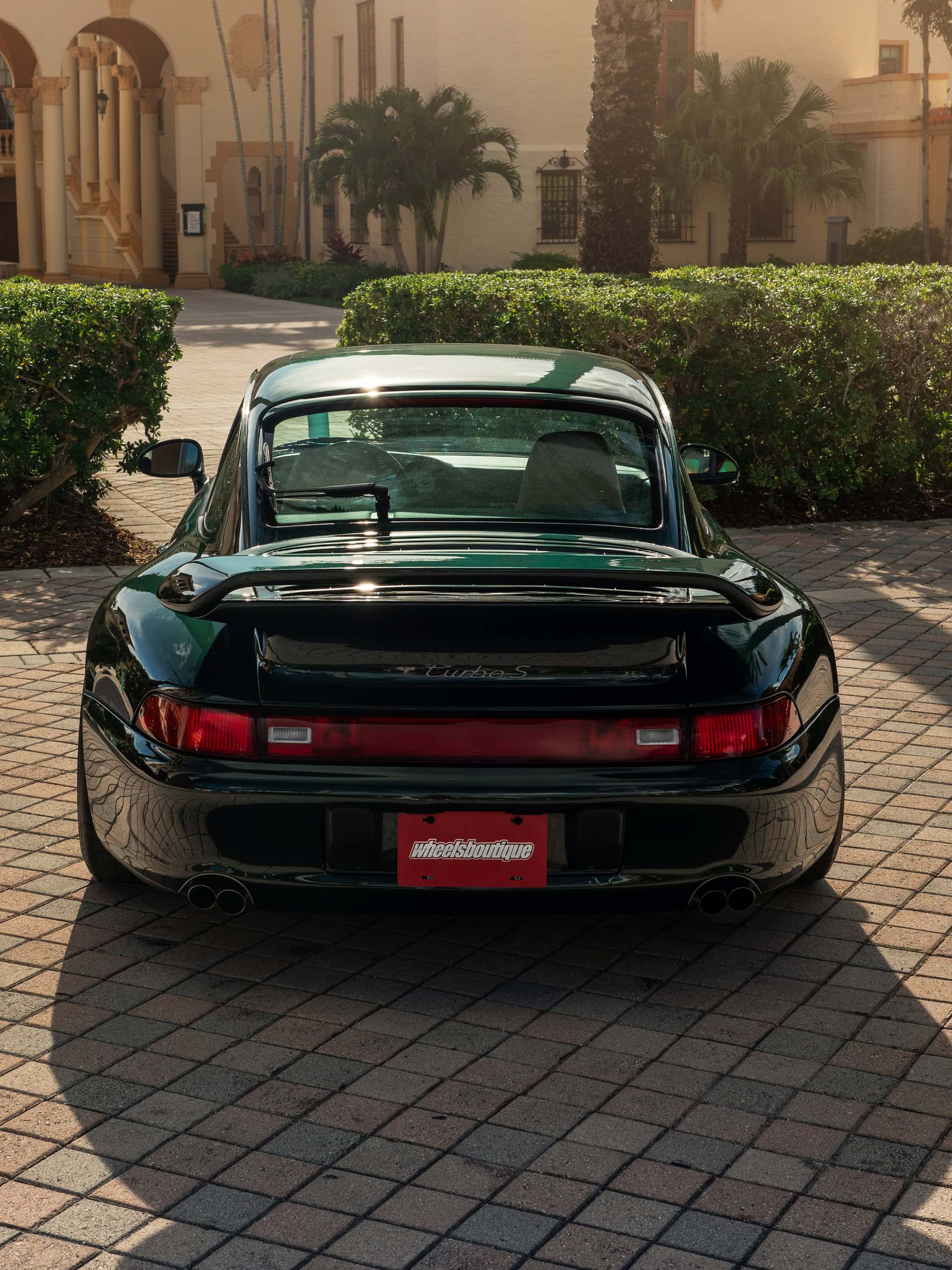 Porsche 993 Turbo S | British Racing Green | on HRE 527 S | Brushed Clear