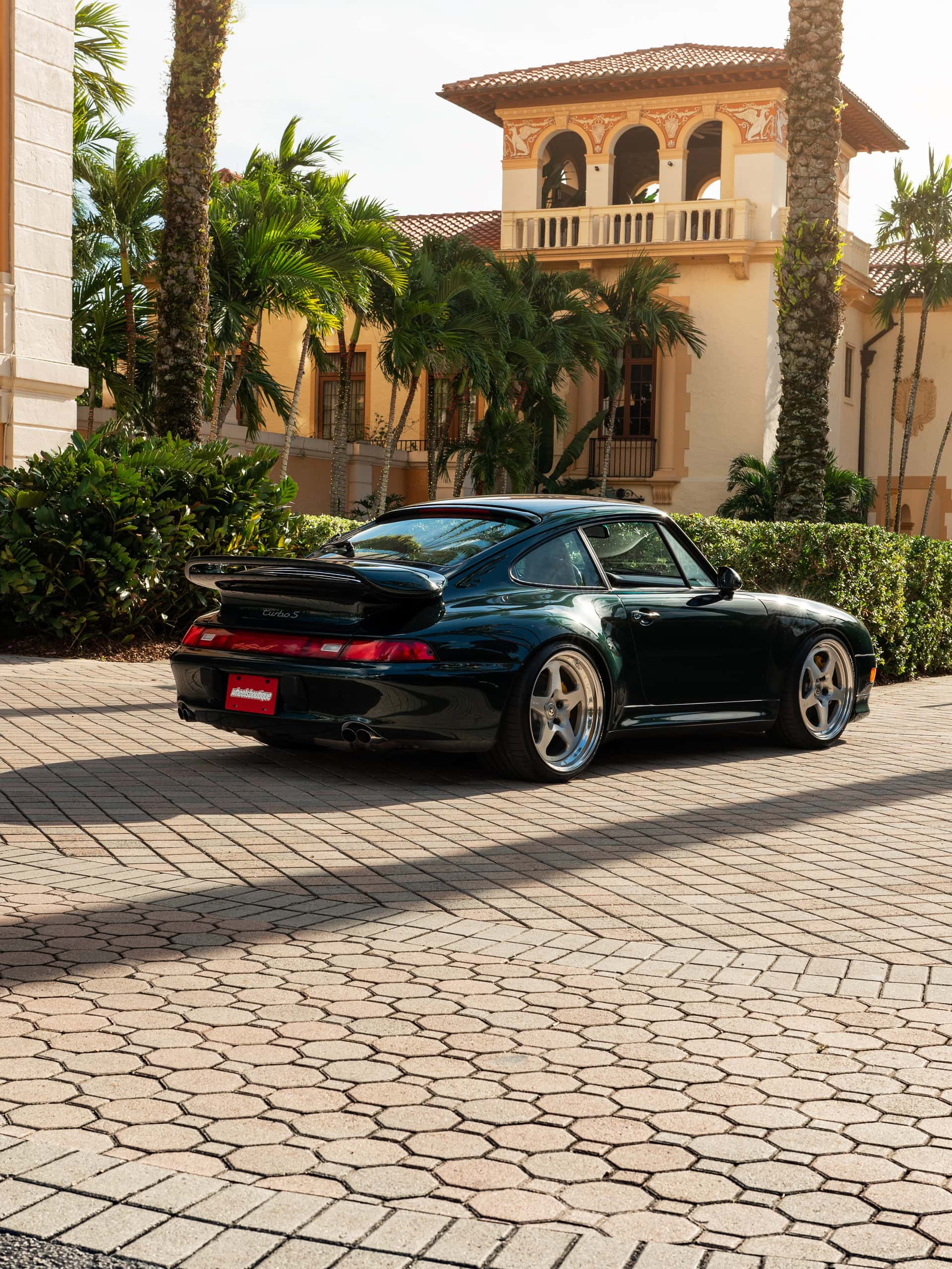 Porsche 993 Turbo S | British Racing Green | on HRE 527 S | Brushed Clear