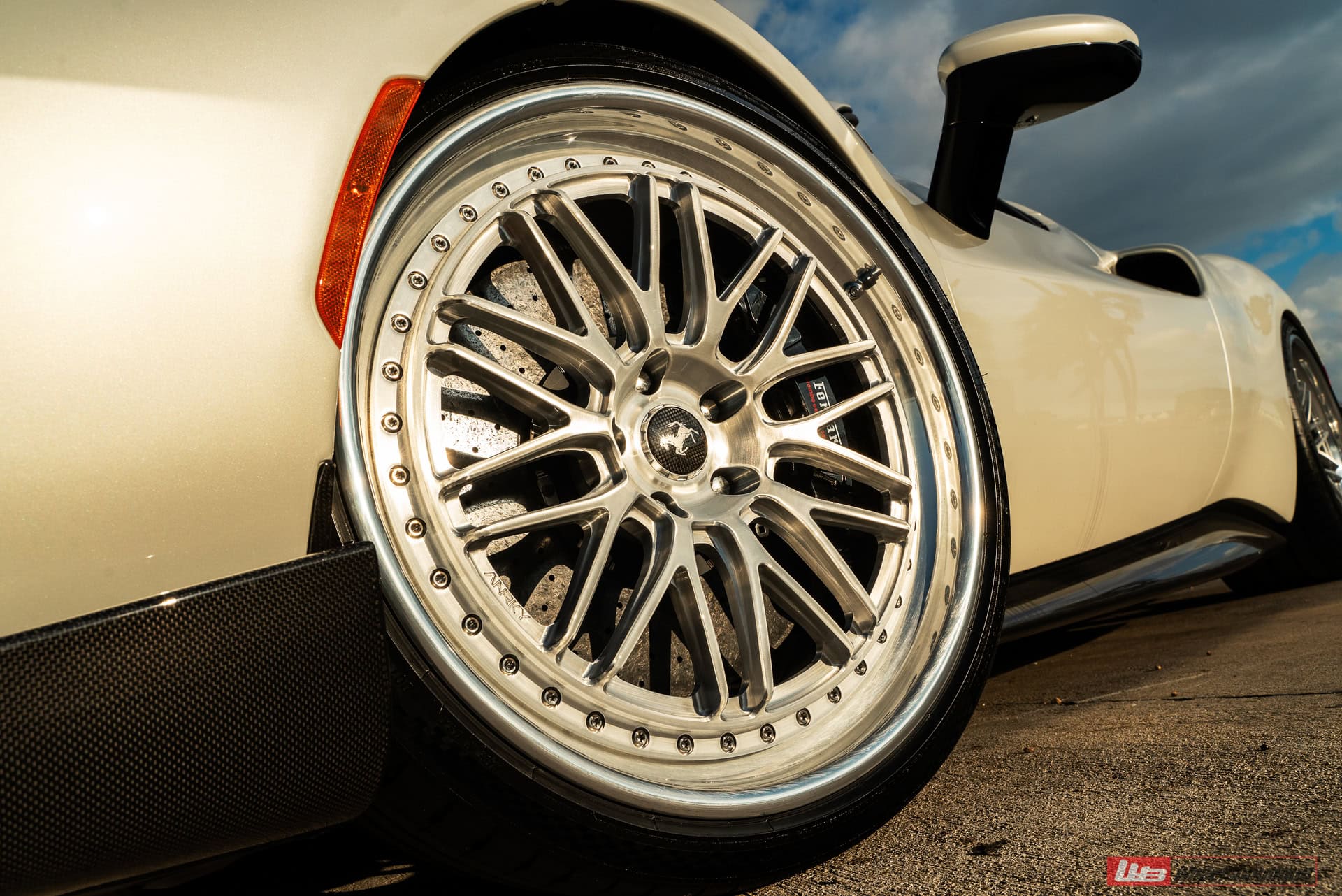 Photo 28 of Ferrari 296 GTS | Bianco Avus | on ANRKY JDX-320 | Brushed Clear