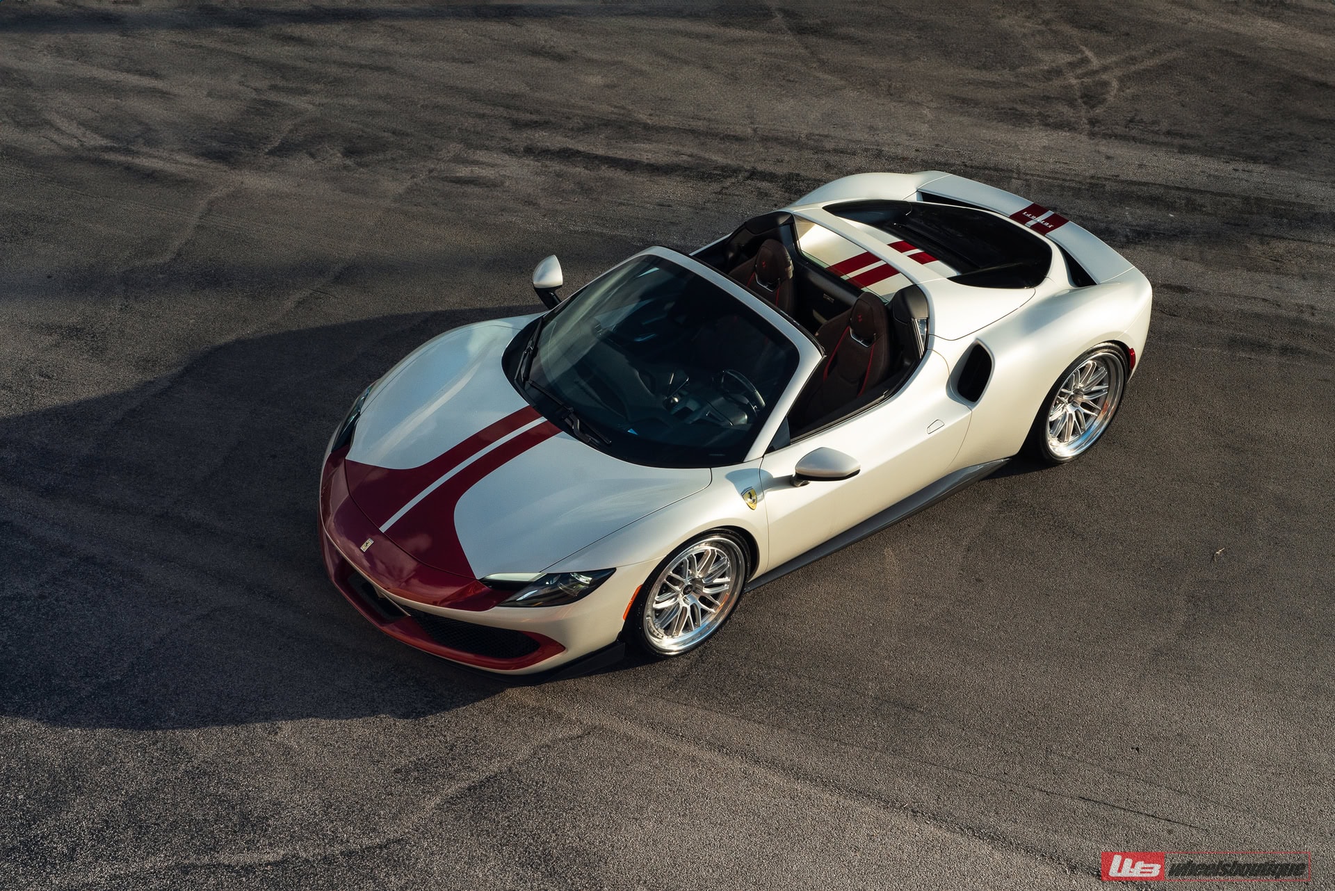 Photo 30 of Ferrari 296 GTS | Bianco Avus | on ANRKY JDX-320 | Brushed Clear