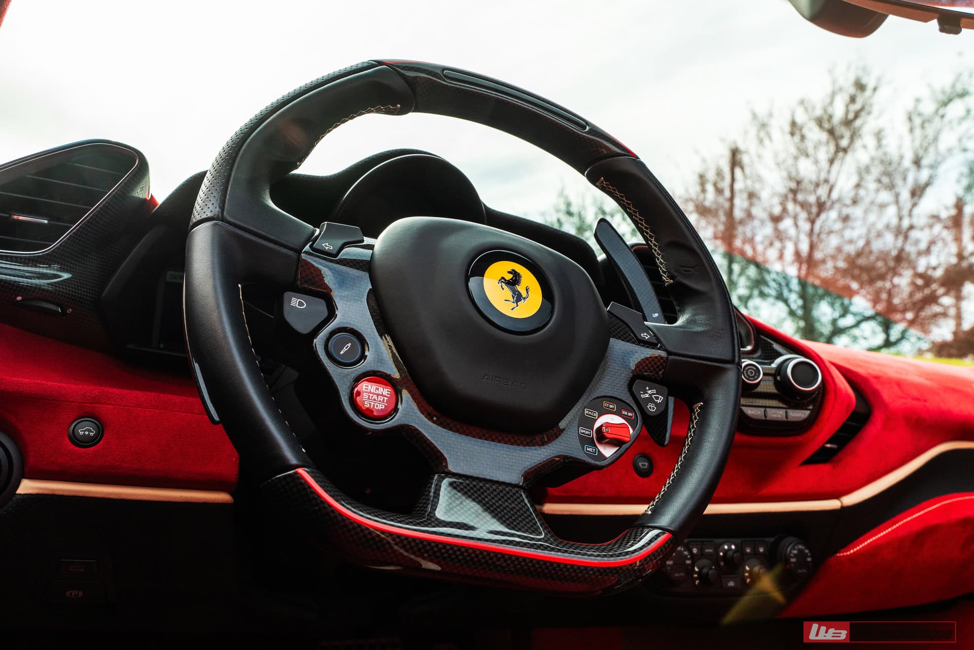 Ferrari 488 Pista | Rosso Fiorano | on ANRKY XR-107 | PPG Color Match: Sabbia Del Desierto 