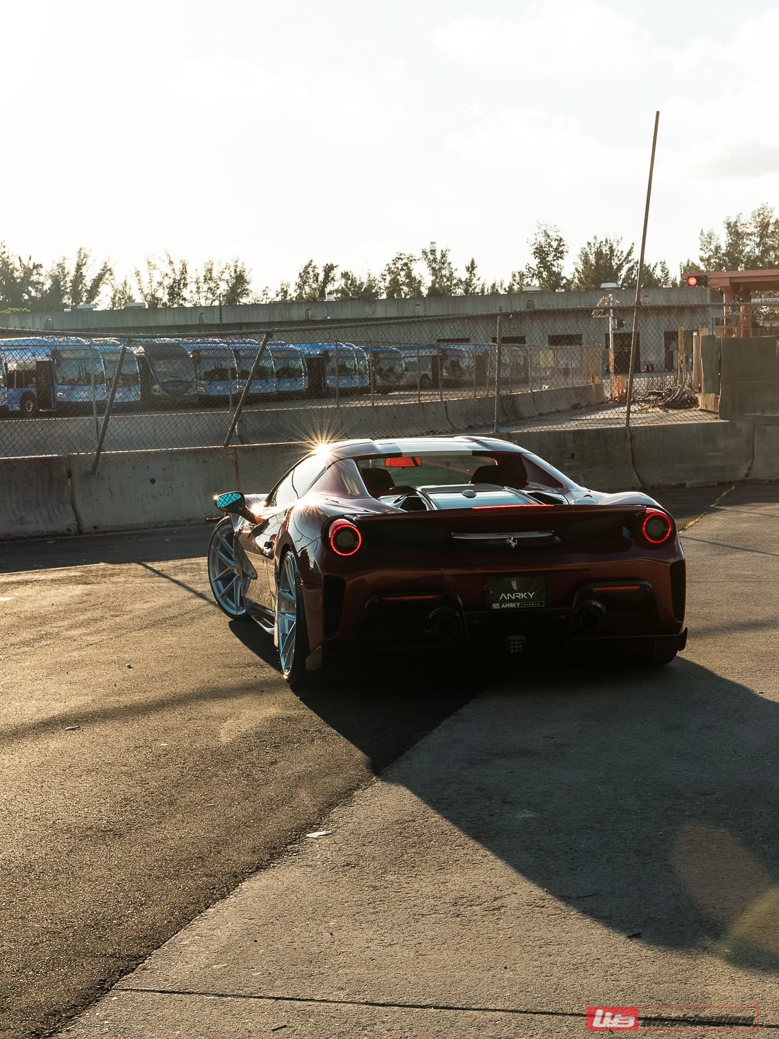 Photo 30 of Ferrari 488 Pista | Rosso Fiorano | on ANRKY XR-01 Ultralight | Brushed Clear