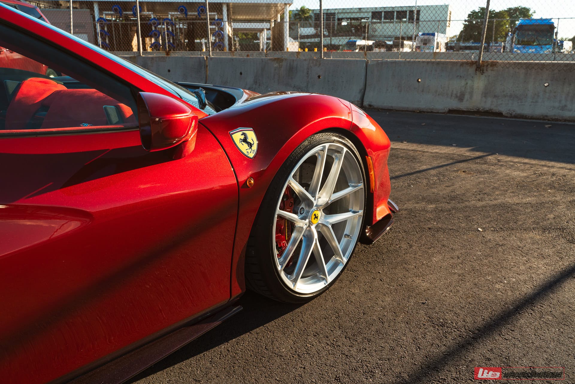 Photo 21 of Ferrari 488 Pista | Rosso Fiorano | on ANRKY XR-01 Ultralight | Brushed Clear