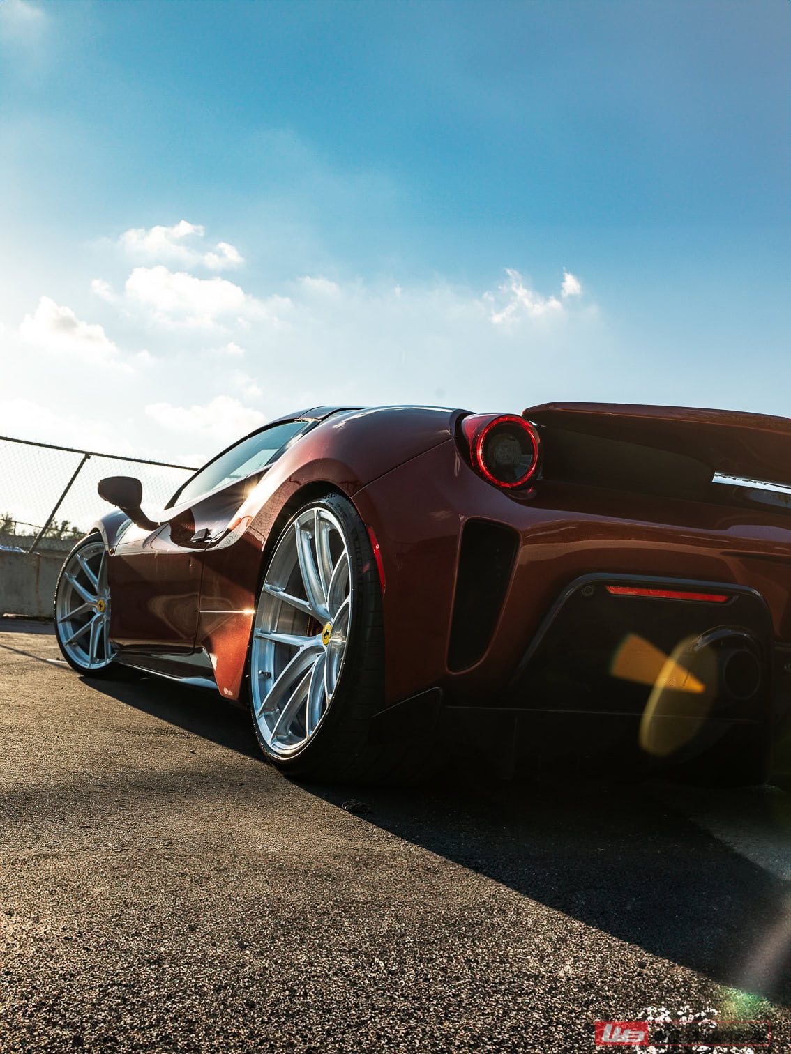 Photo 31 of Ferrari 488 Pista | Rosso Fiorano | on ANRKY XR-01 Ultralight | Brushed Clear