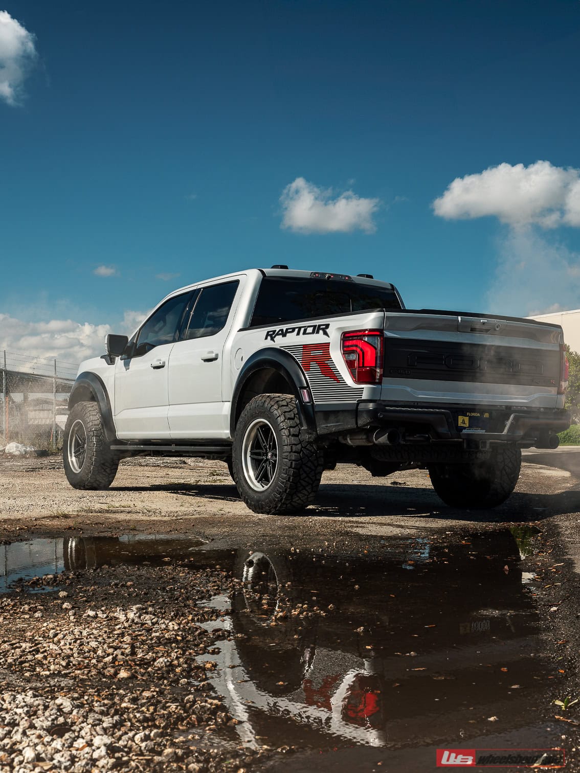 Photo 22 of Ford F150 Raptor R | Space White Metallic | on ANRKY AN36 | Satin Black