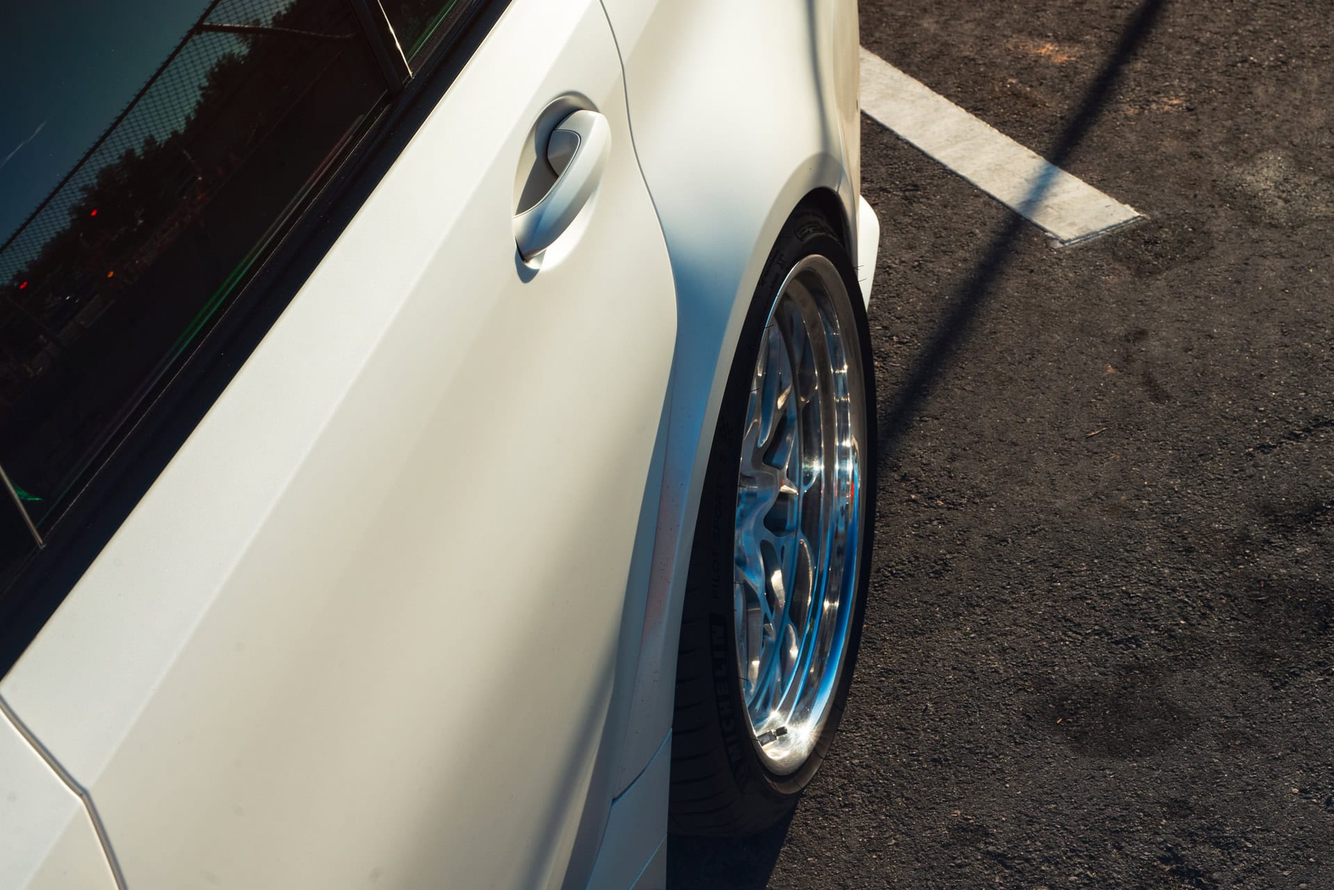 BMW G80 M3 | Alpine White | on HRE 520 FMR | Brushed Clear
