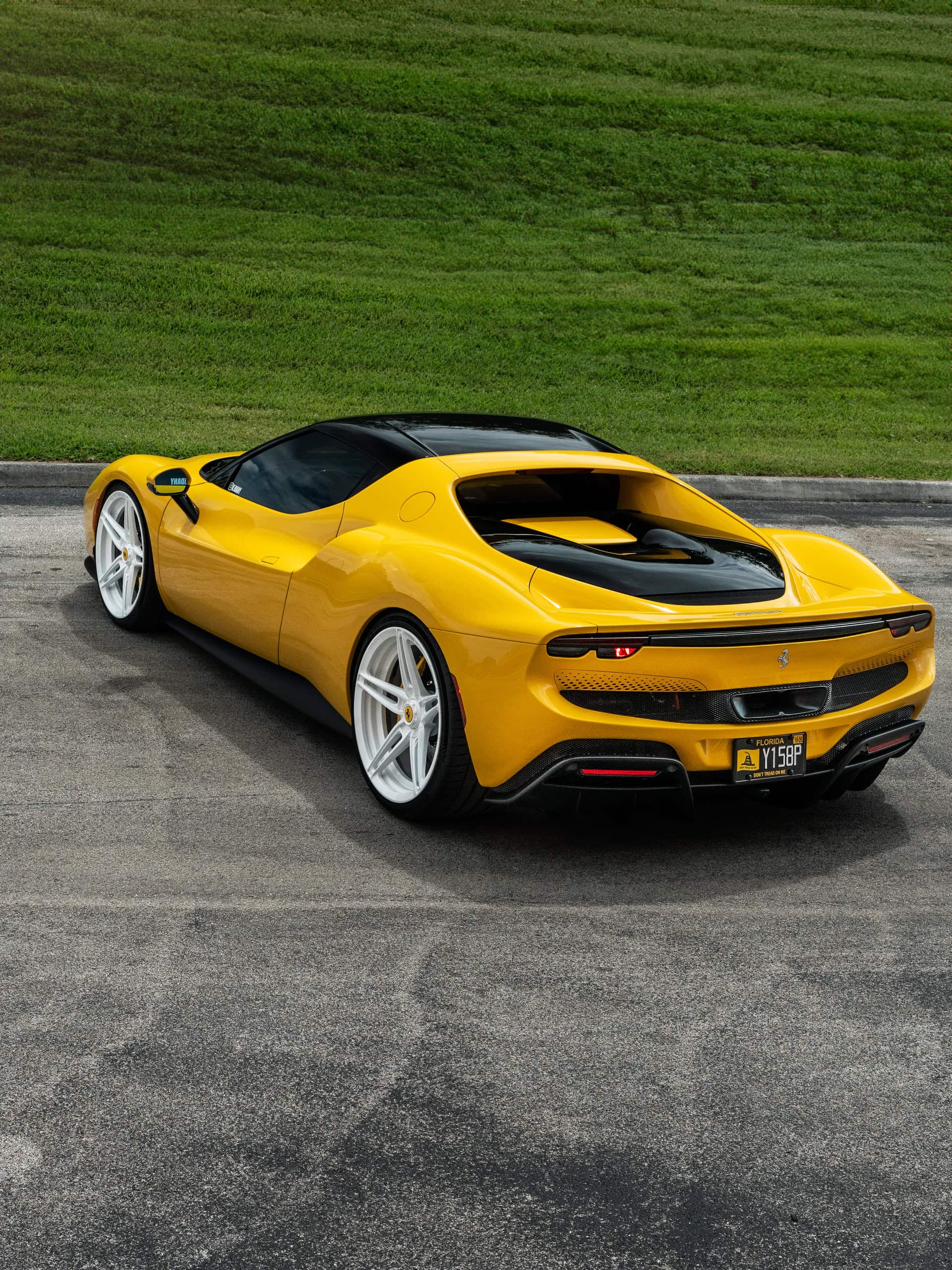 Photo 38 of Ferrari 296 GTB | Giallo Modena | on ANRKY AN27 | Gloss White