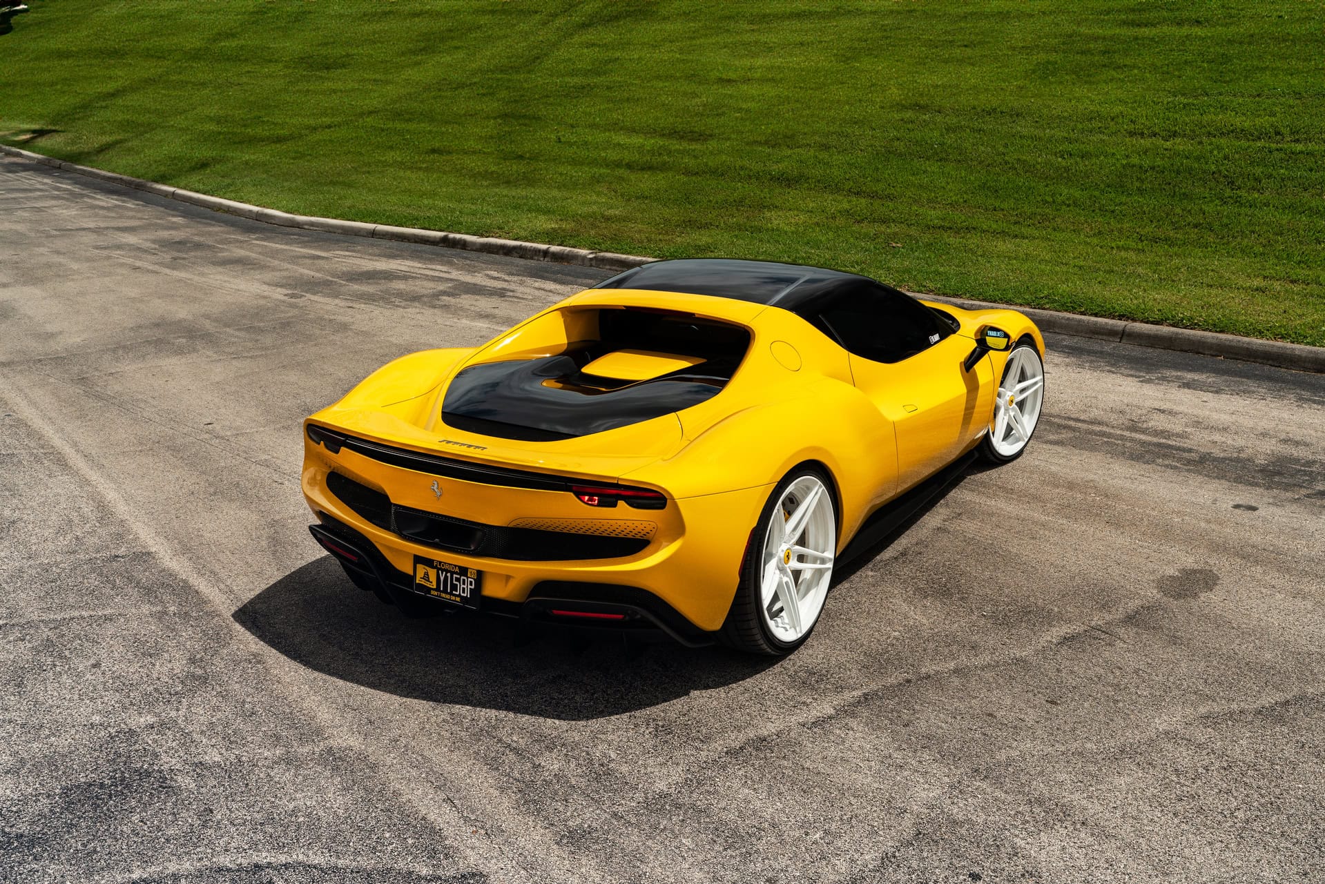 Ferrari 296 GTB | Giallo Modena | on ANRKY AN27 | Gloss White