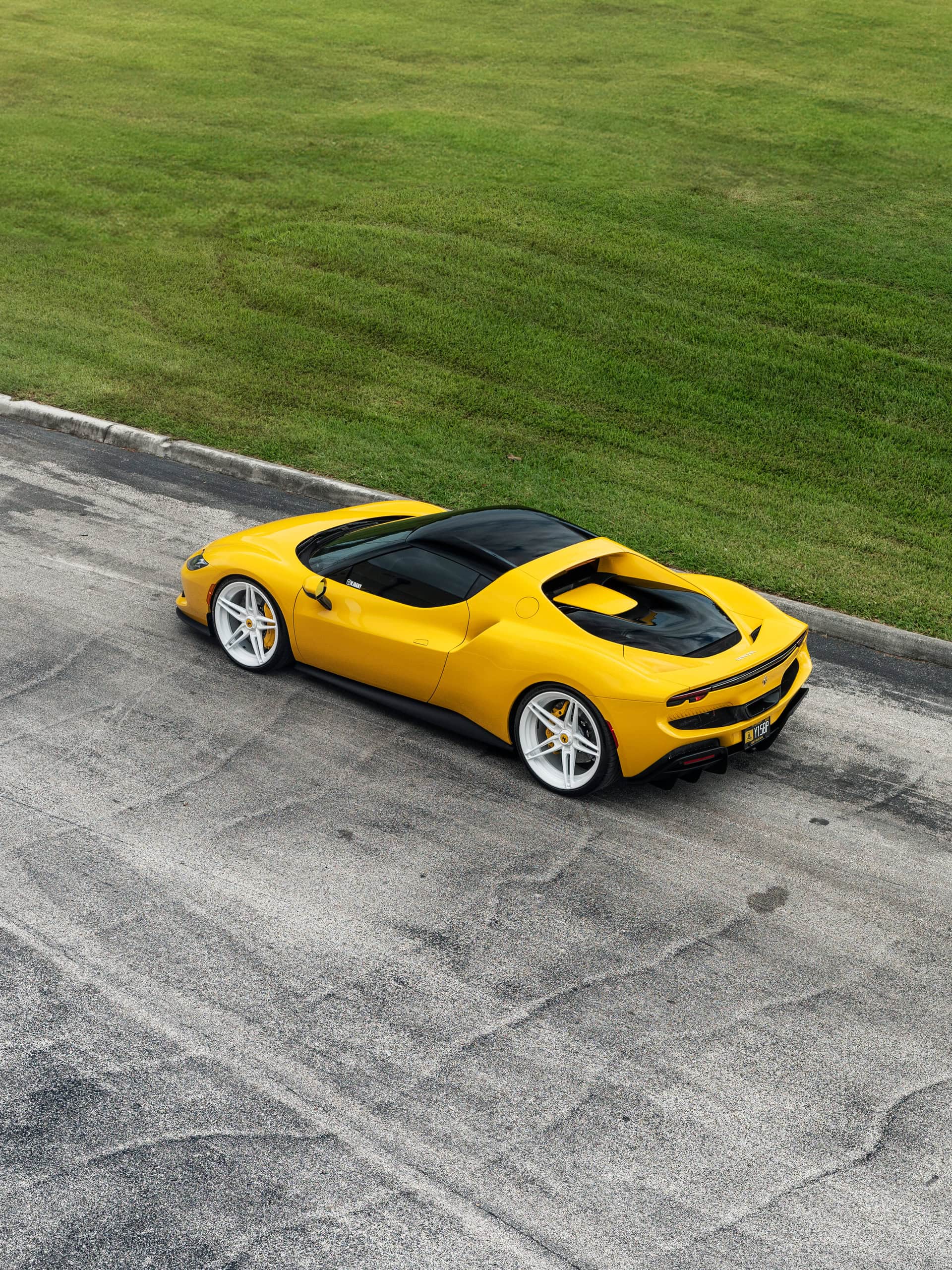 Ferrari 296 GTB | Giallo Modena | on ANRKY AN27 | Gloss White