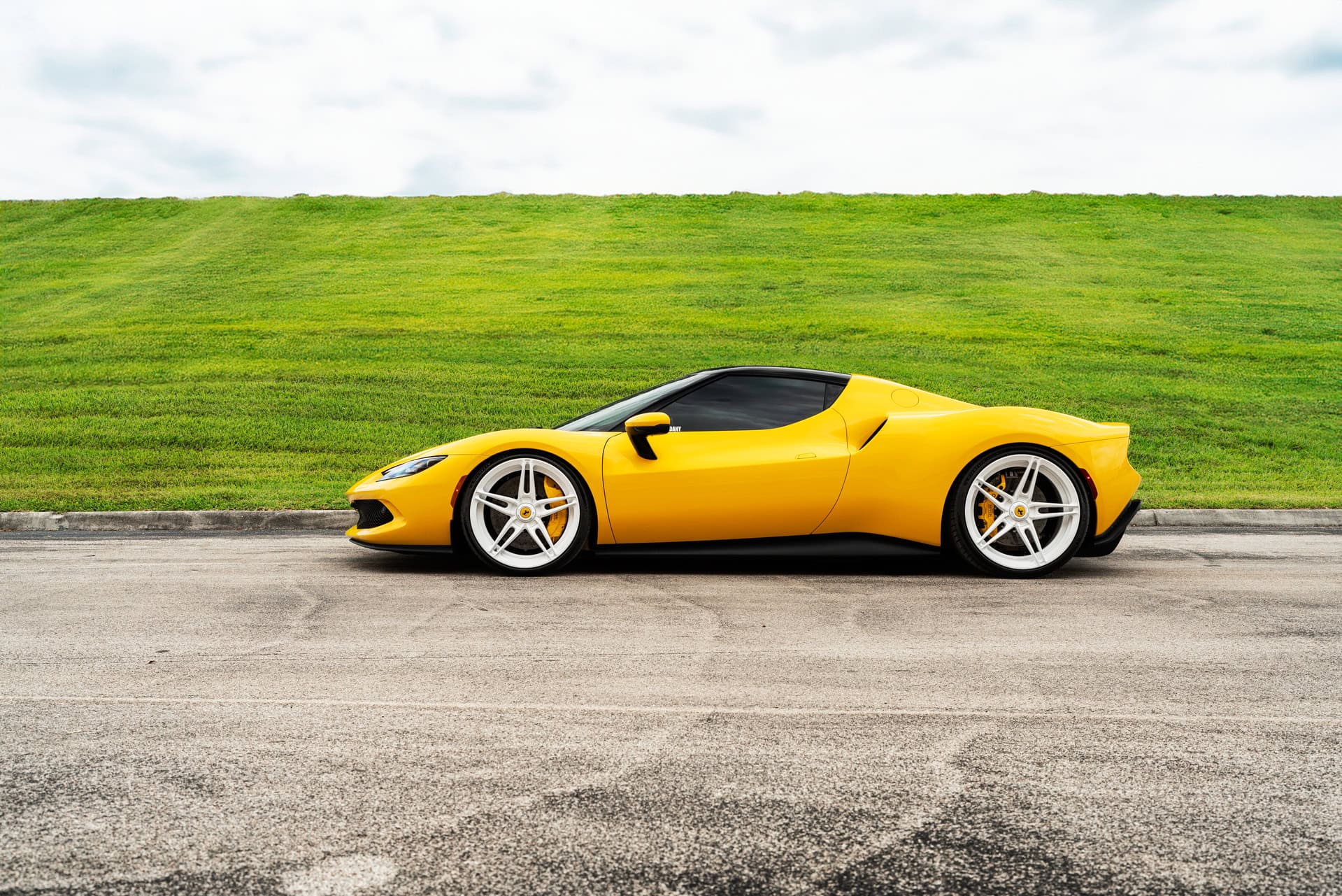 Ferrari 296 GTB | Giallo Modena | on ANRKY AN27 | Gloss White