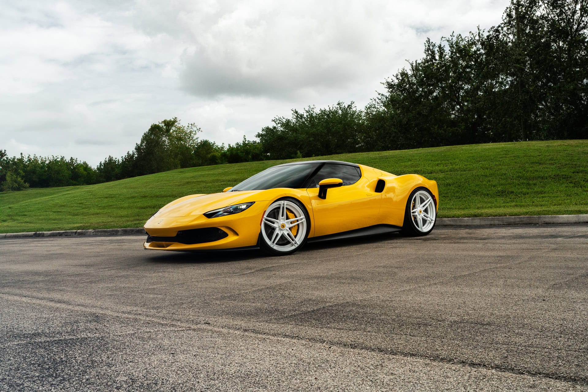 Photo 26 of Ferrari 296 GTB | Giallo Modena | on ANRKY AN27 | Gloss White