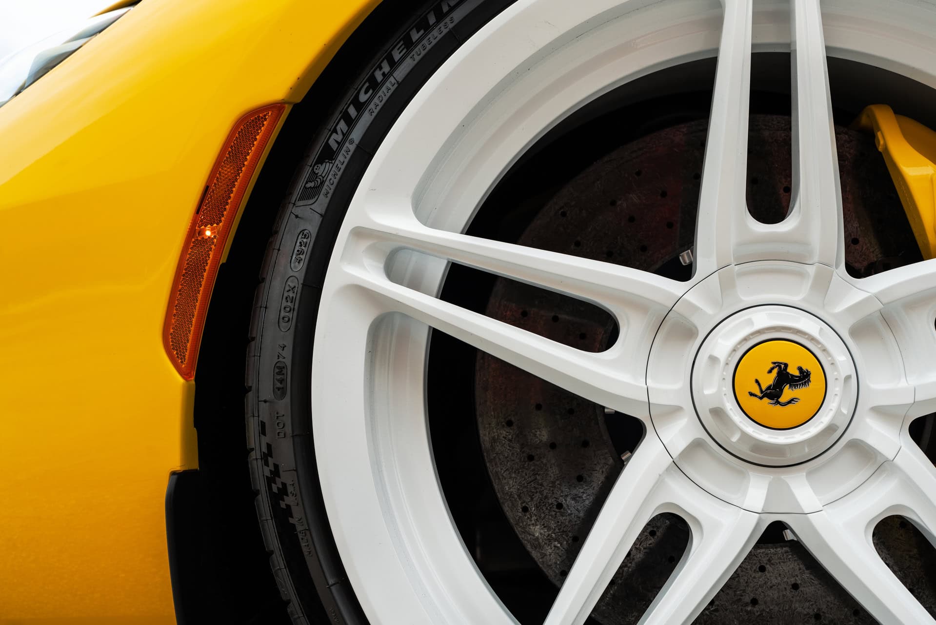 Ferrari 296 GTB | Giallo Modena | on ANRKY AN27 | Gloss White
