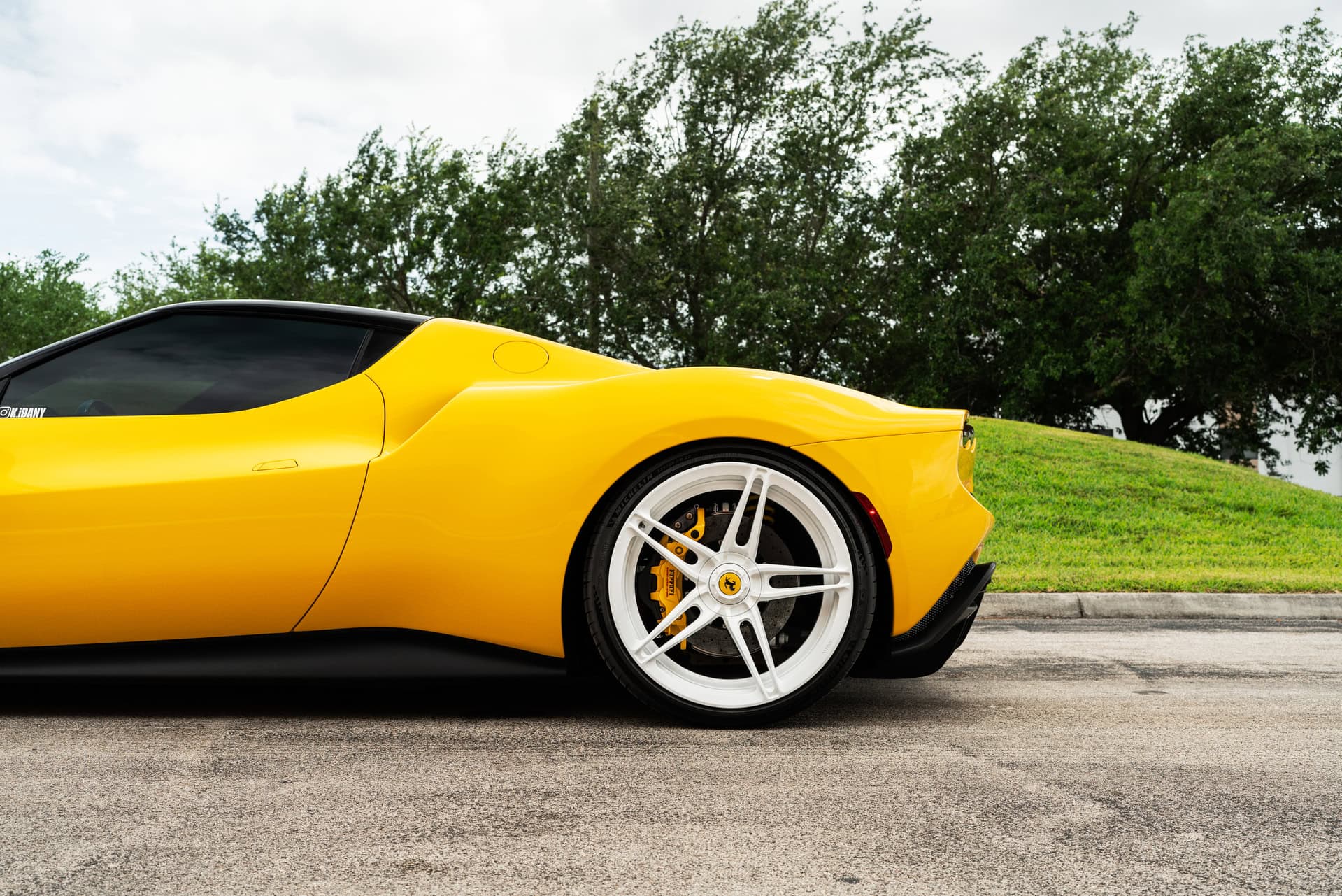 Ferrari 296 GTB | Giallo Modena | on ANRKY AN27 | Gloss White