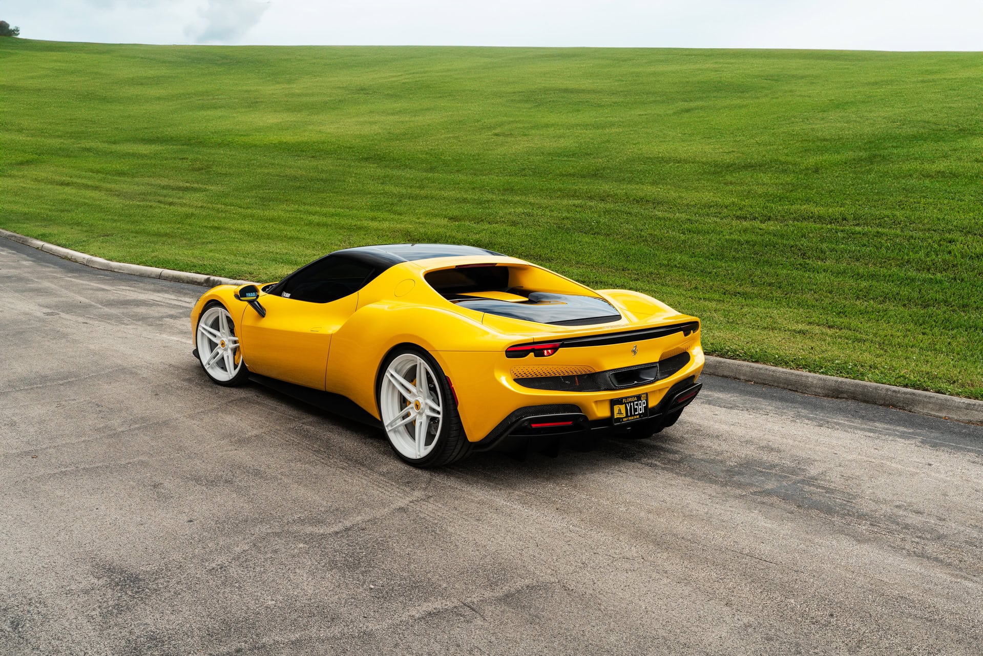 Ferrari 296 GTB | Giallo Modena | on ANRKY AN27 | Gloss White