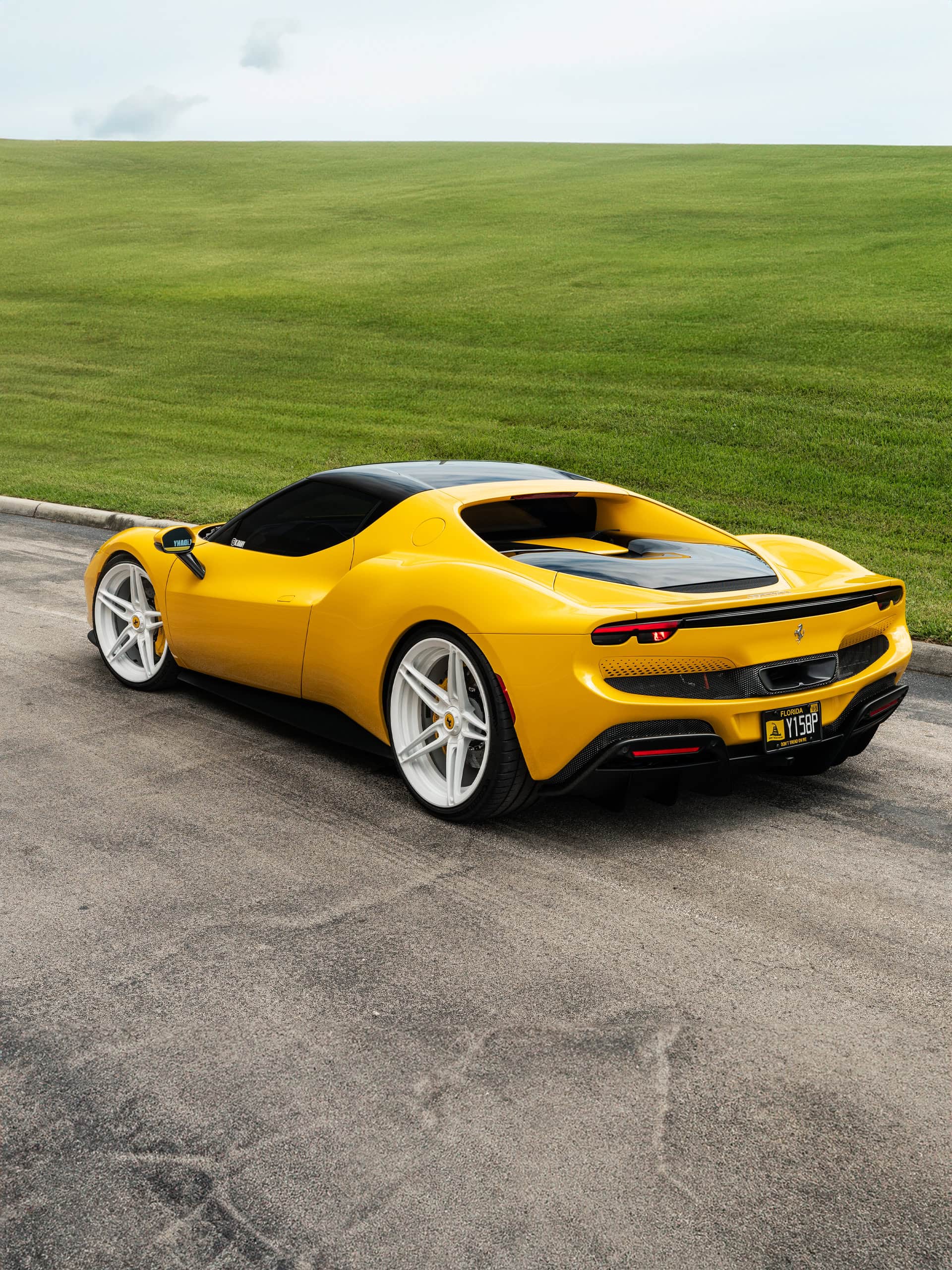 Photo 21 of Ferrari 296 GTB | Giallo Modena | on ANRKY AN27 | Gloss White