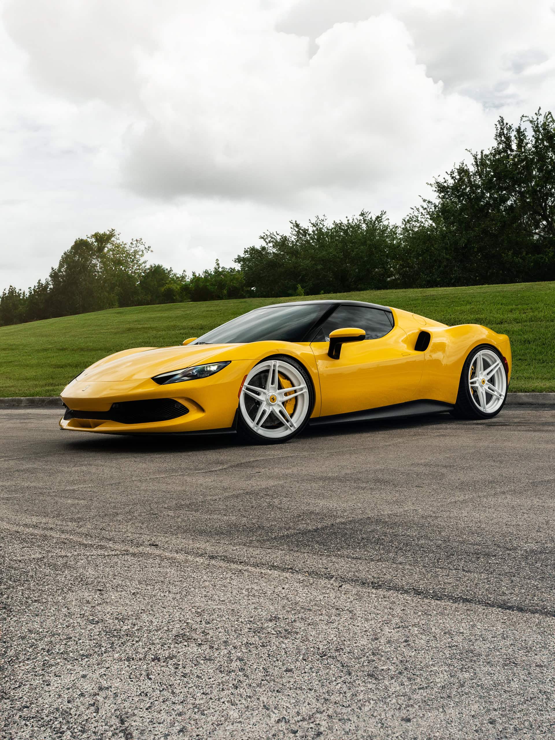 Photo 27 of Ferrari 296 GTB | Giallo Modena | on ANRKY AN27 | Gloss White