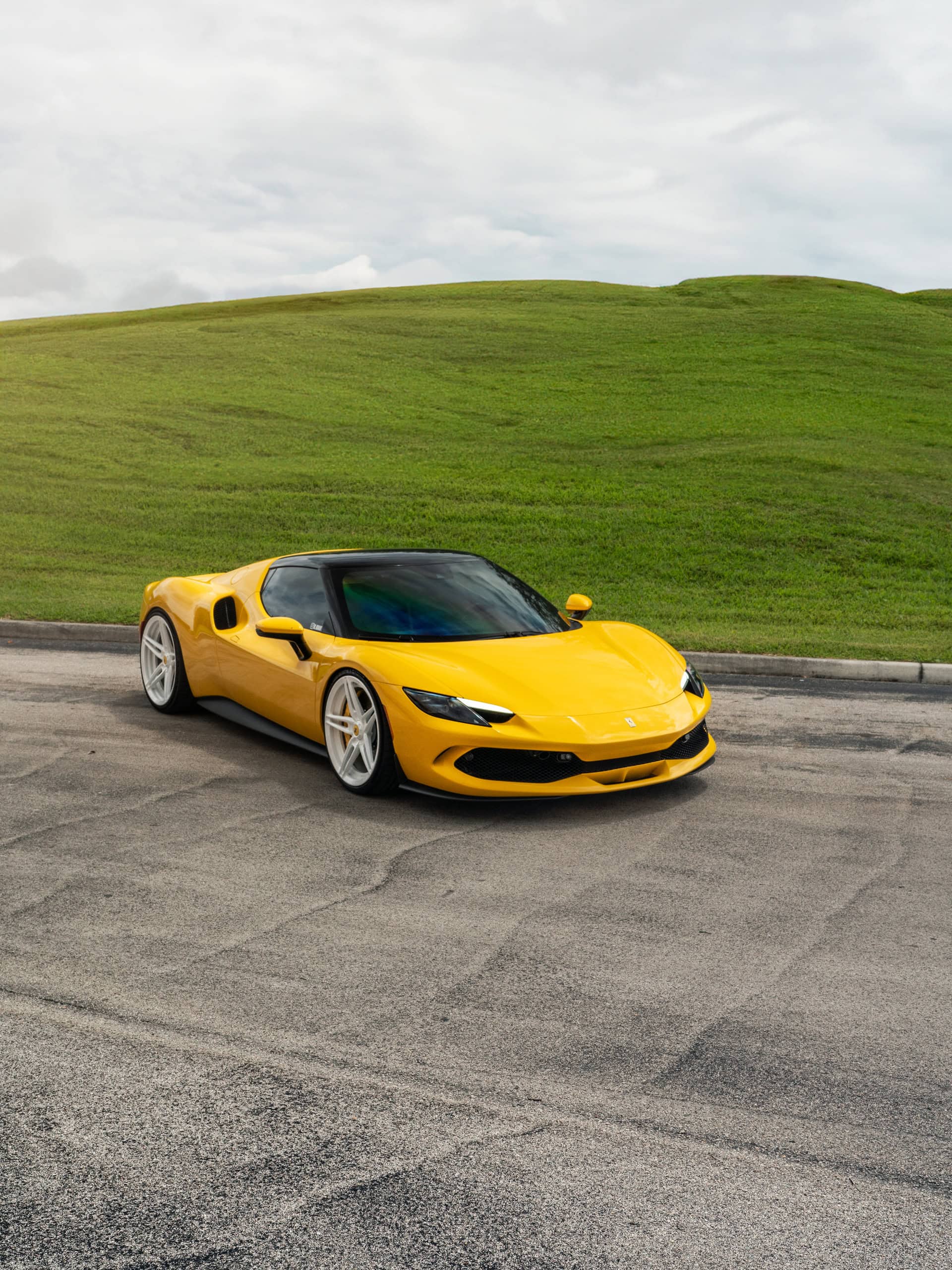 Photo 23 of Ferrari 296 GTB | Giallo Modena | on ANRKY AN27 | Gloss White
