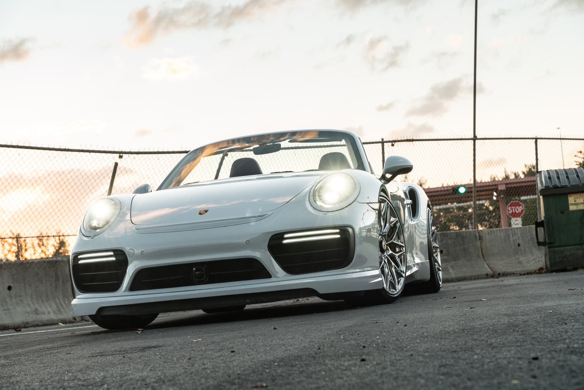 Porsche 991 Turbo S | Carerra White | on HRE P200 | Polished Clear