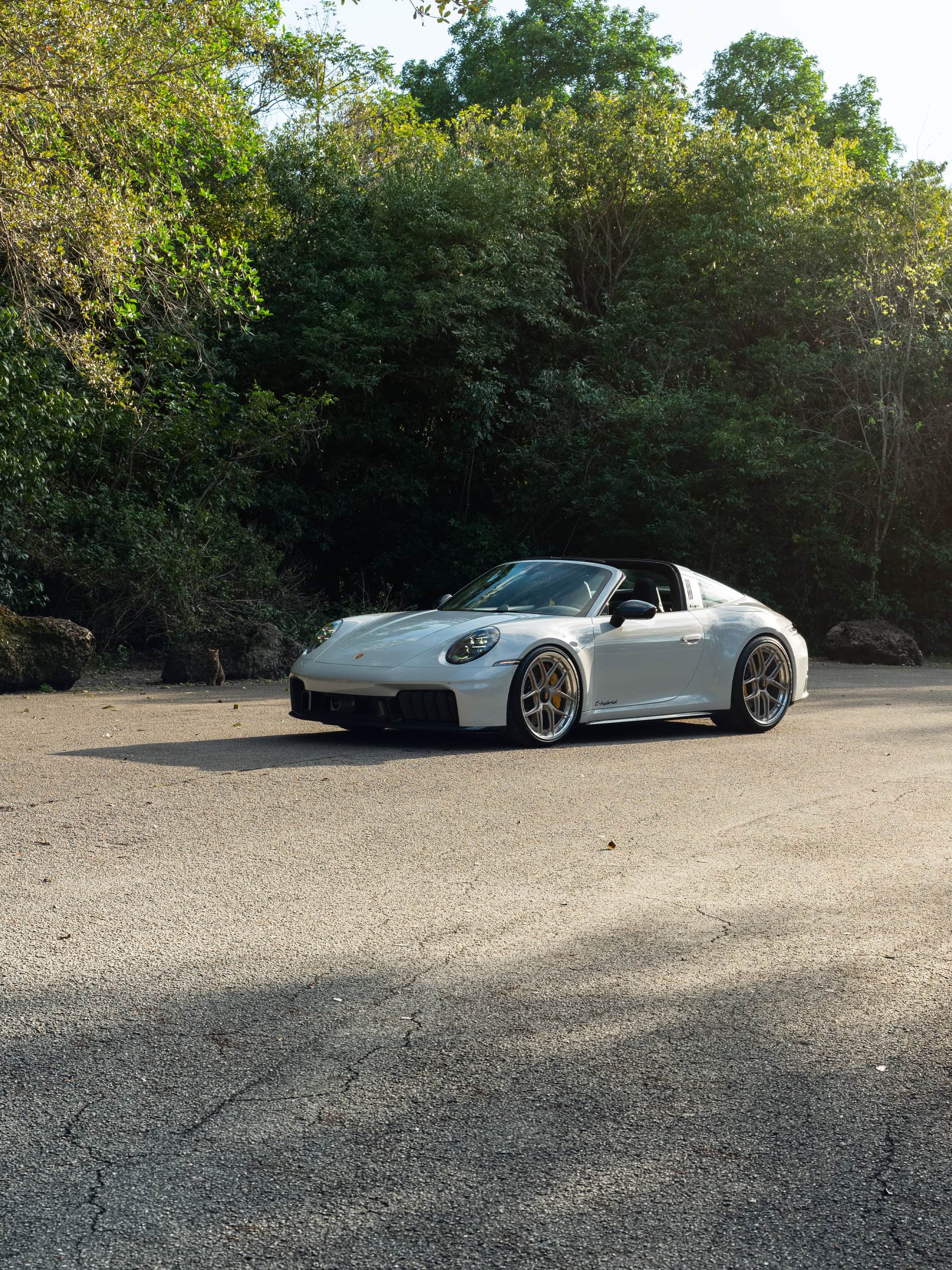 Porsche 992.2 GTS | Ice Gray Metallic | on HRE S101SC | Satin White Gold